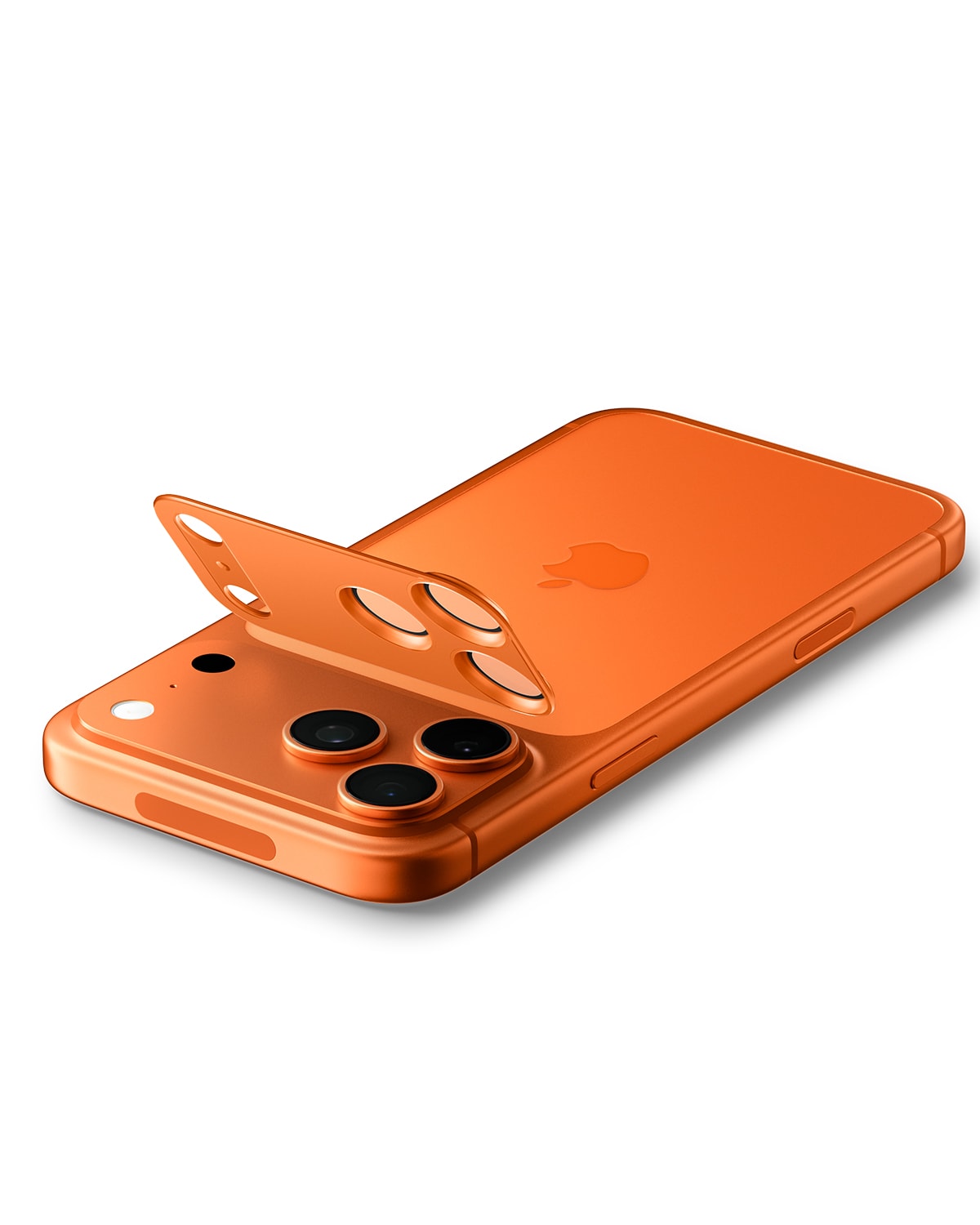iPhone 17 Pro EZ Fit Kamerabeskyttelse - Optik Pro XL, Oransje