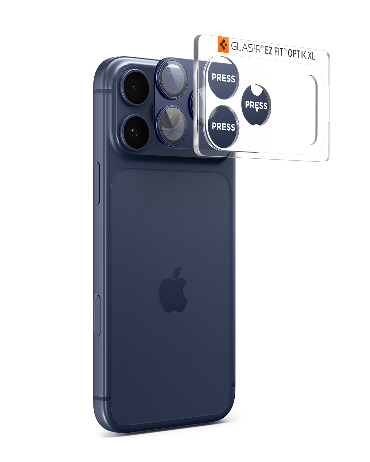 iPhone 17 Pro EZ Fit Kamerabeskyttelse - Optik Pro XL, Blå