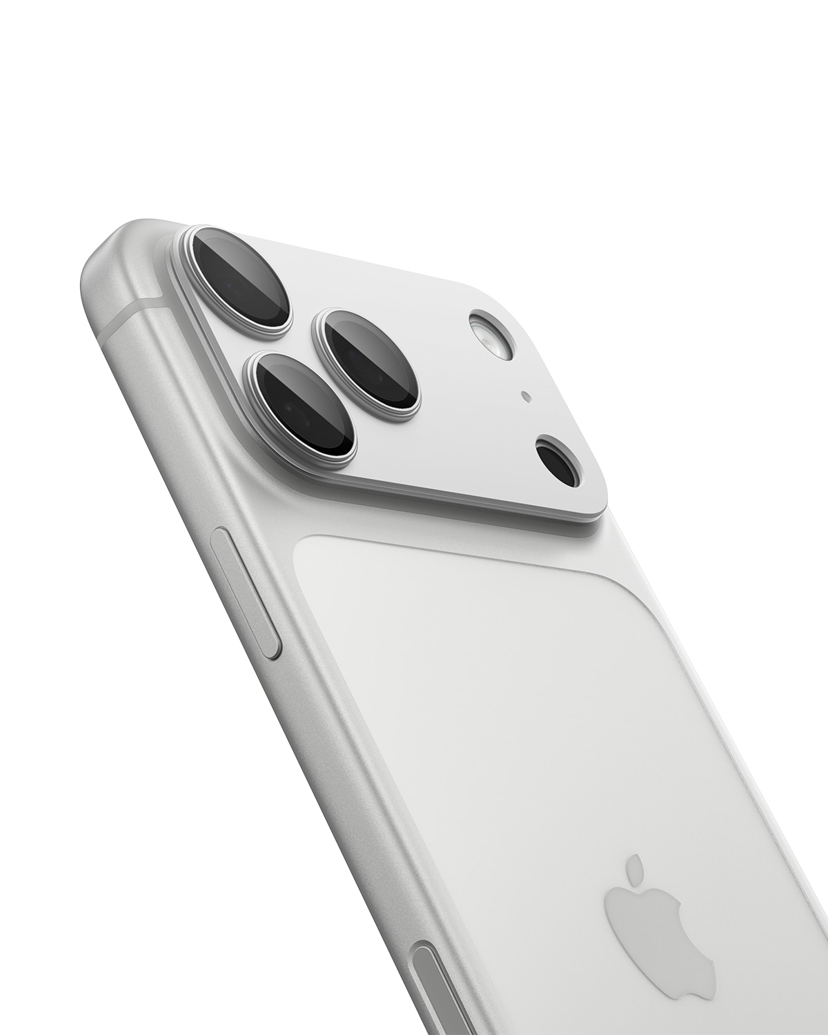 iPhone 17 Pro EZ Fit Kamerabeskyttelse - Optik Pro XL, Sølv