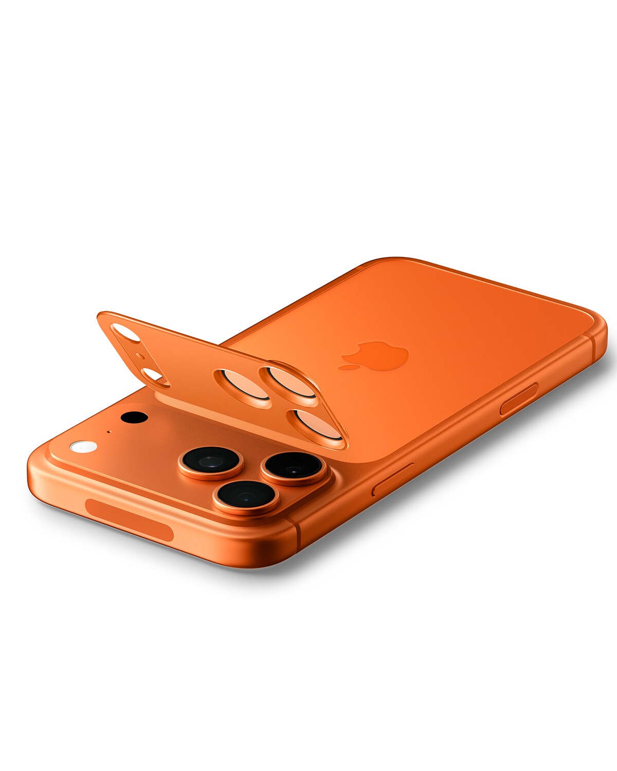 iPhone 17 Pro Max EZ Fit Kamerabeskyttelse - Optik Pro XL, Oransje
