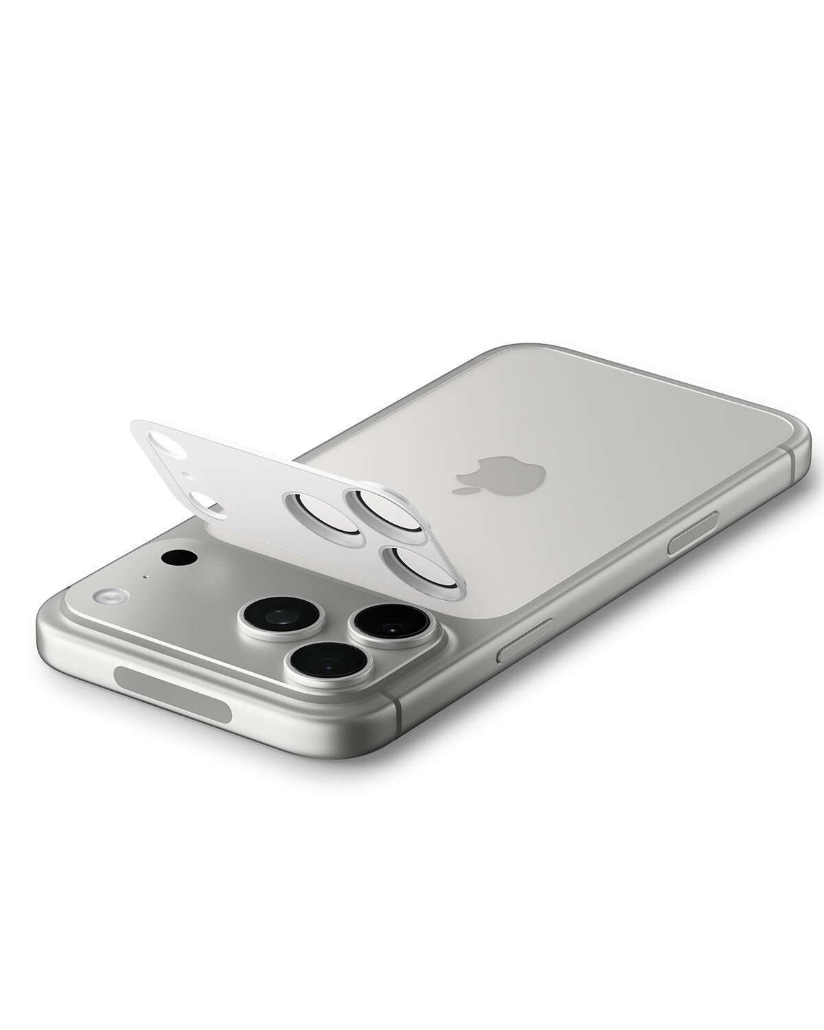 iPhone 17 Pro Max EZ Fit Kamerabeskyttelse - Optik Pro XL, Sølv