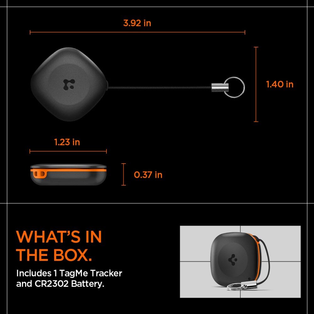 Bluetooth Tracker TagMe, Black