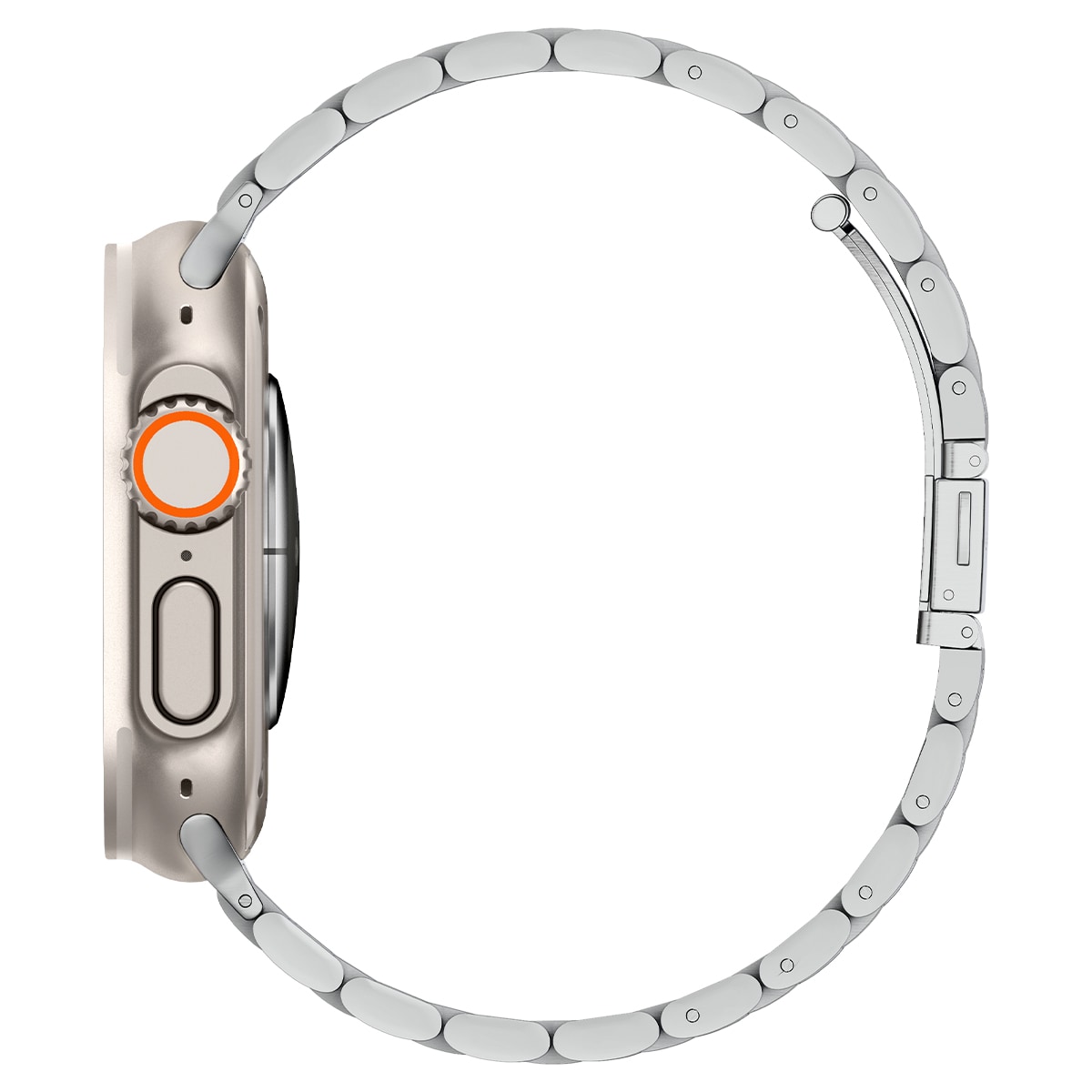 Apple Watch Ultra 49mm 2nd Gen Metallreim Modern Fit 316L, Sølv