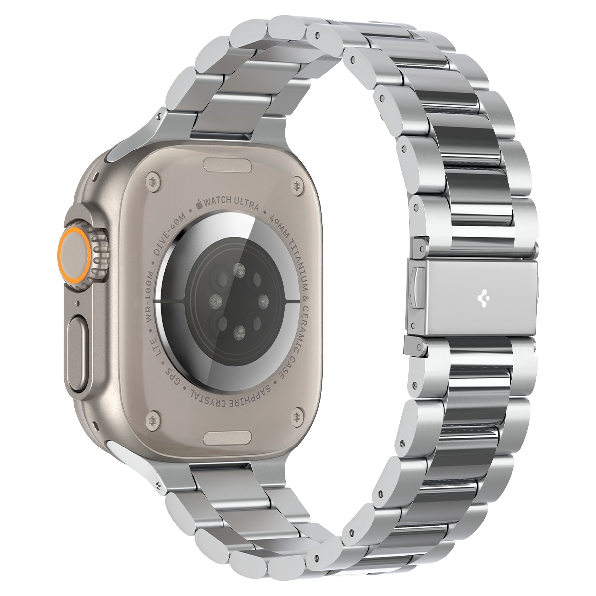Apple Watch Ultra 49mm 2nd Gen Metallreim Modern Fit 316L, Sølv