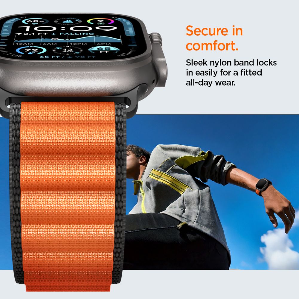Apple Watch Series 4-6 44mm WBF1 reim Oransje