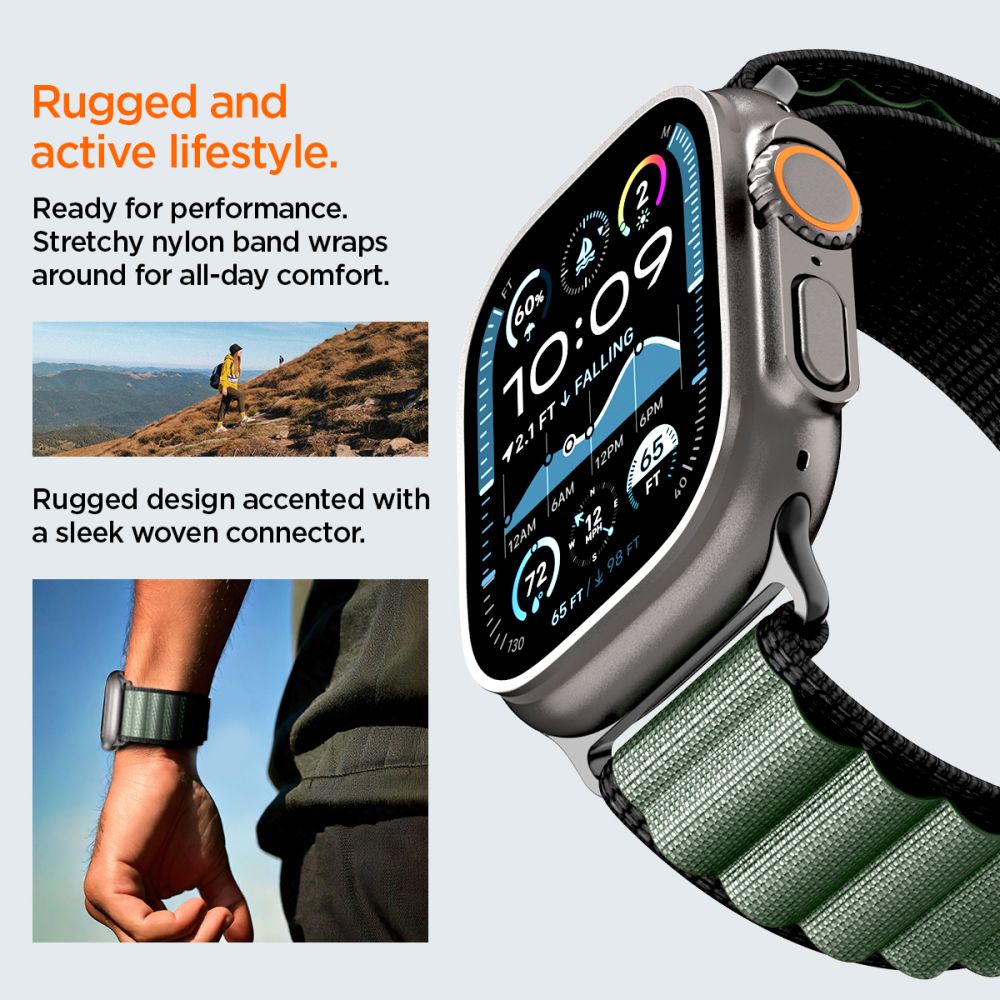 Apple Watch Series 4-6 44mm WBF1 reim Grønn