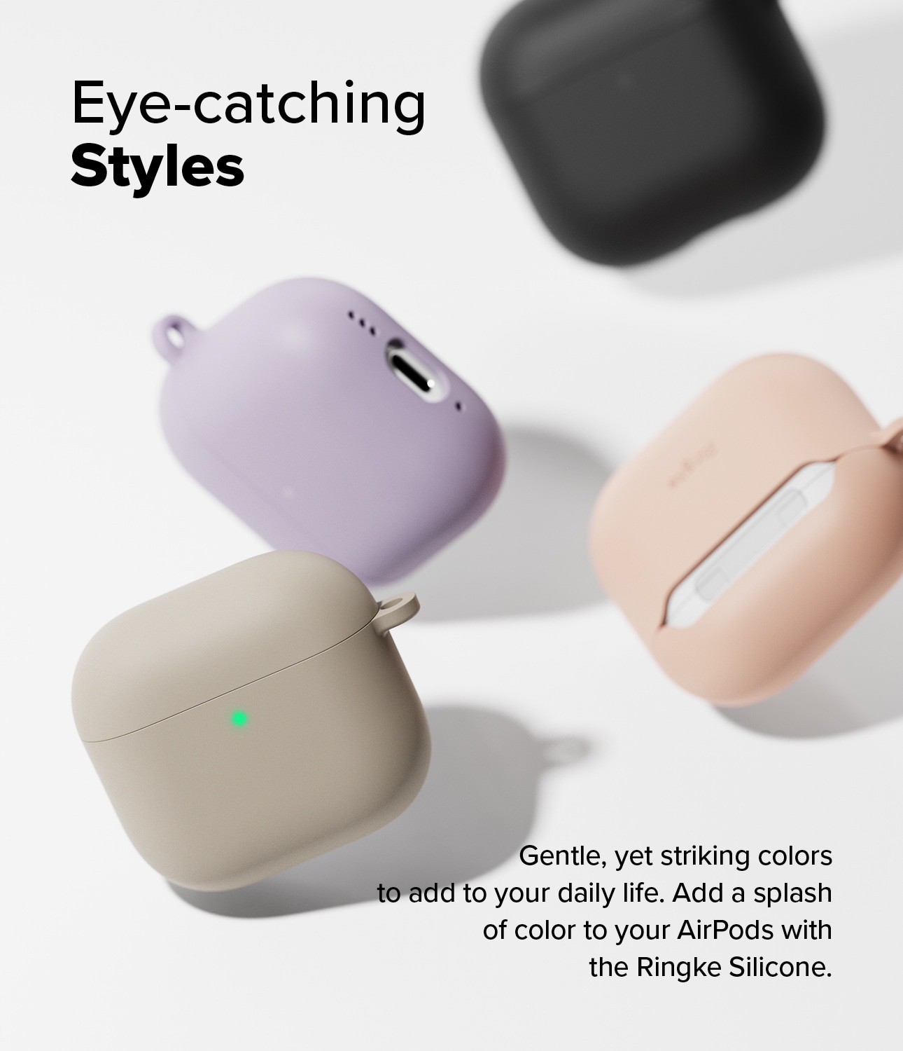 Apple AirPods 4 Silikondeksel, Black