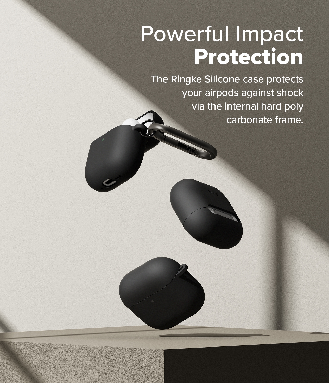 Apple AirPods 4 Silikondeksel, Black