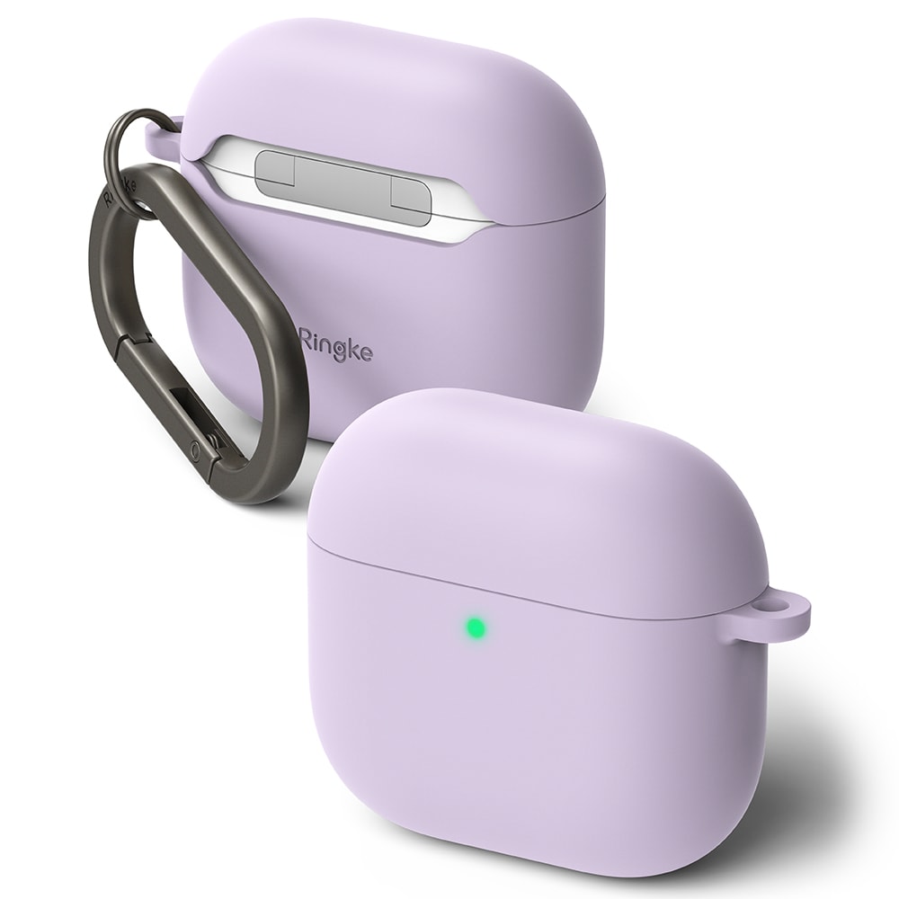 Apple AirPods 4 Silikondeksel, Light Purple