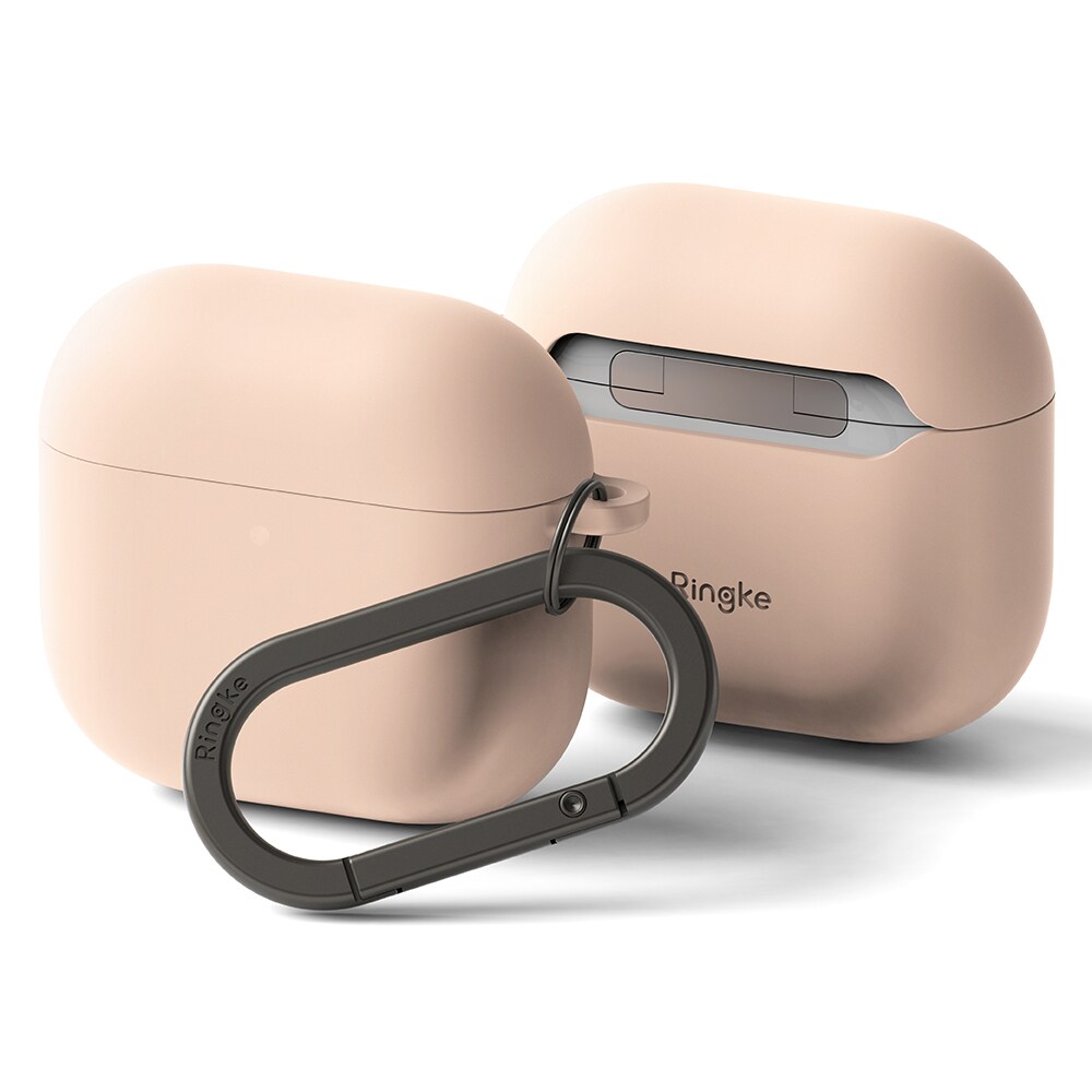 Apple AirPods 4 Silikondeksel, Pink Sand