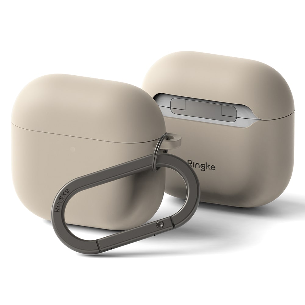 Apple AirPods 4 Silikondeksel, Stone