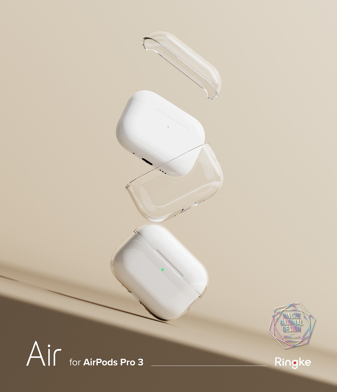 Apple AirPods Pro 3 Air Deksel, Gjennomsiktig