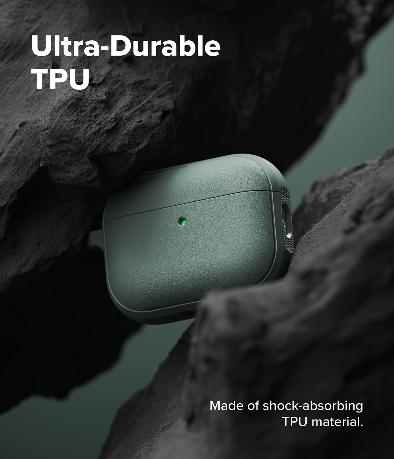 Apple AirPods Pro 3 Onyx MagSafe-deksel, Sage Green