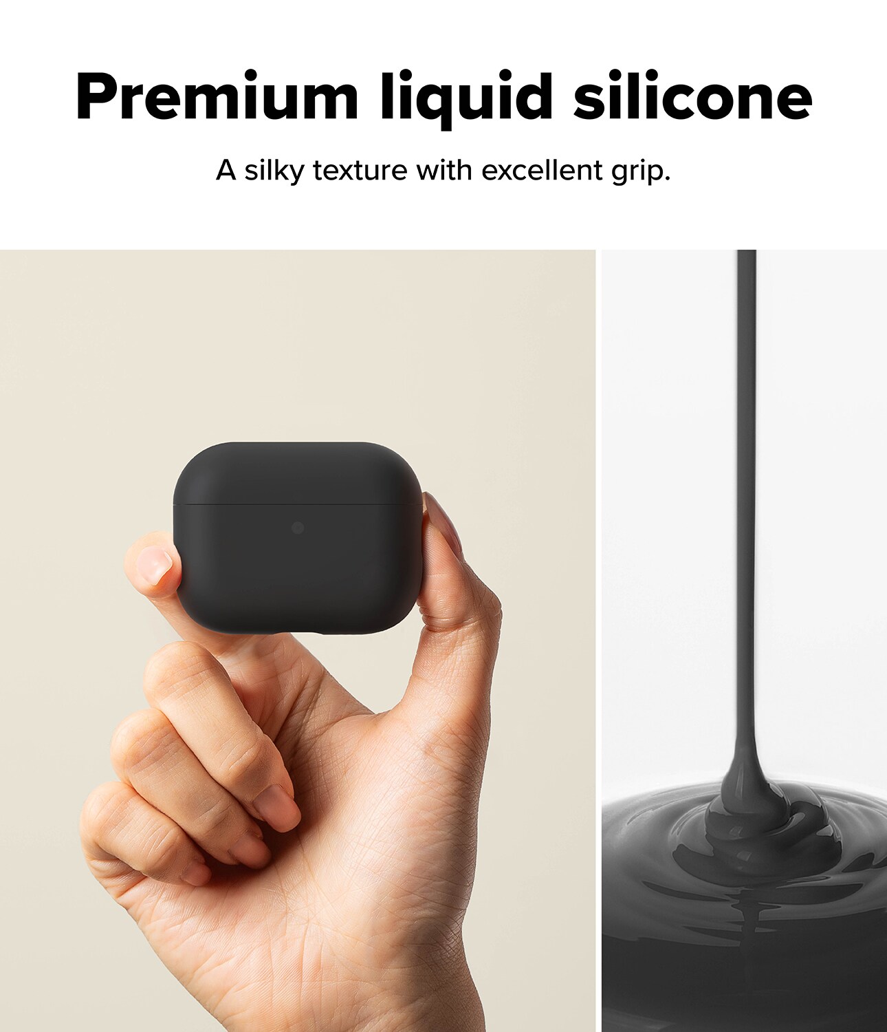 Apple AirPods Pro 3 Silikondeksel, Black