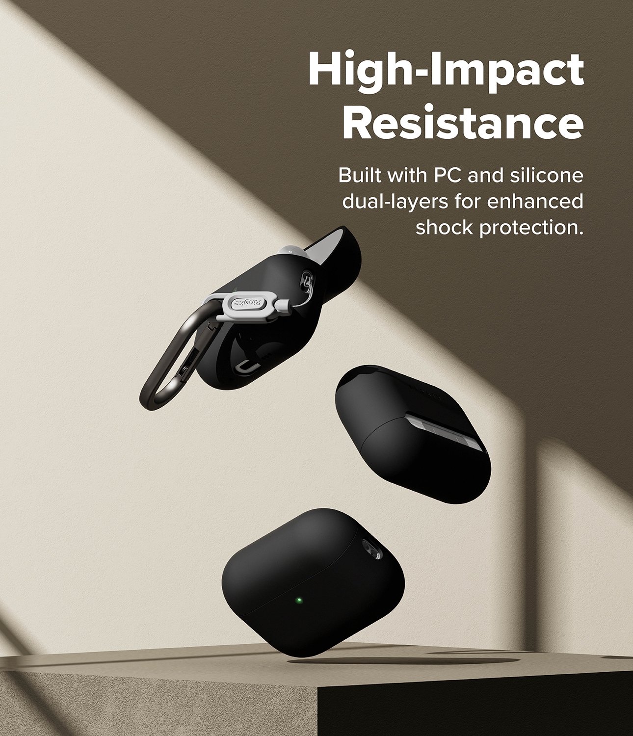 Apple AirPods Pro 3 Silikondeksel, Black