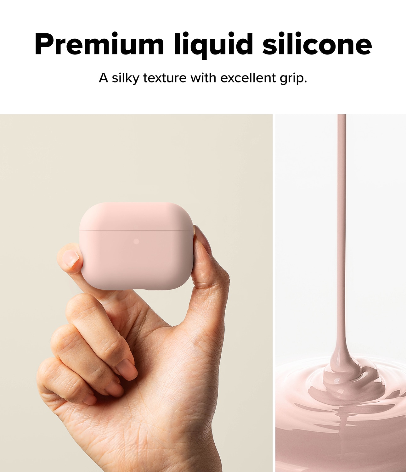 Apple AirPods Pro 3 Silikondeksel, Pink