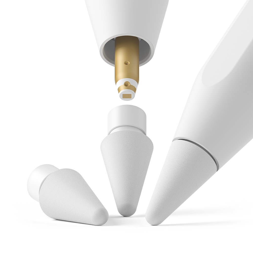 Apple Pencil Spiss Tip 2B (3-pakning), Hvit