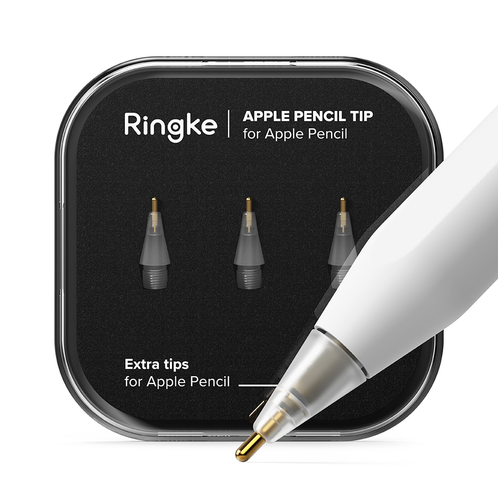 Apple Pencil Spiss Metal Tip (3-pakning), Hvit