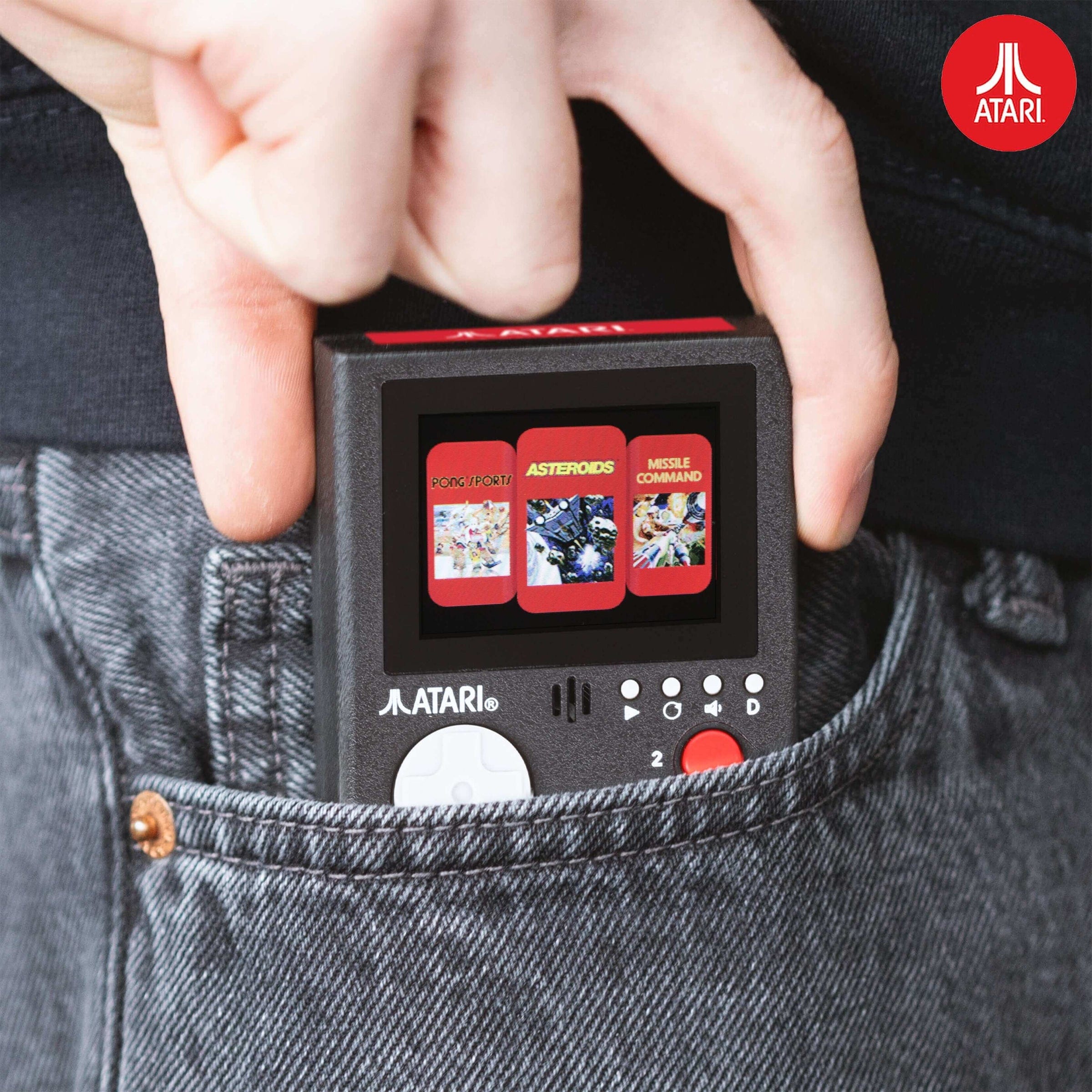 Mini Spillkonsoll Arcade Nøkkelring