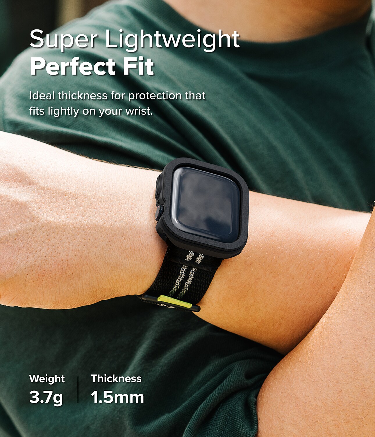Apple Watch Series 10 42mm Air Sports deksel, Black