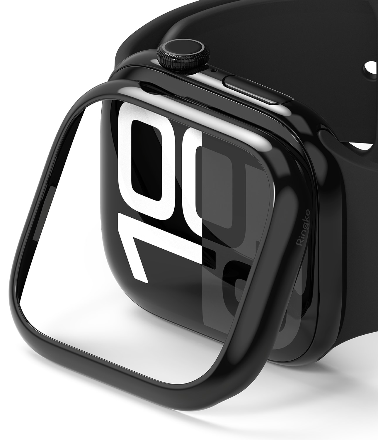 Apple Watch Series 11 42mm Beskyttelsesring - Bezel Styling Svart