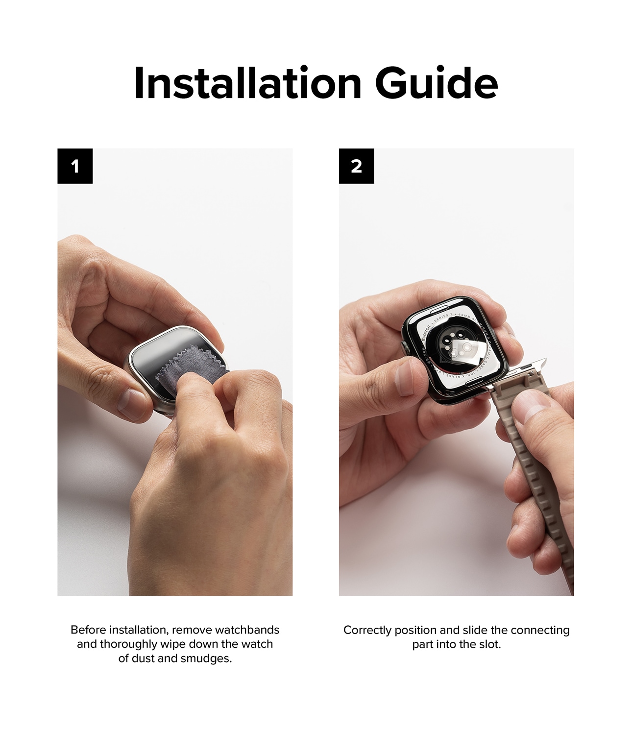 Apple Watch Series 11 46mm Reim Rubber One Bold Grå