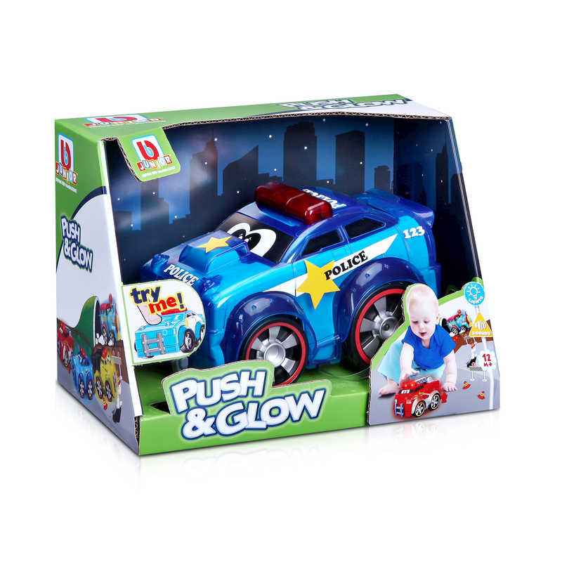 Push & Glow Politibil