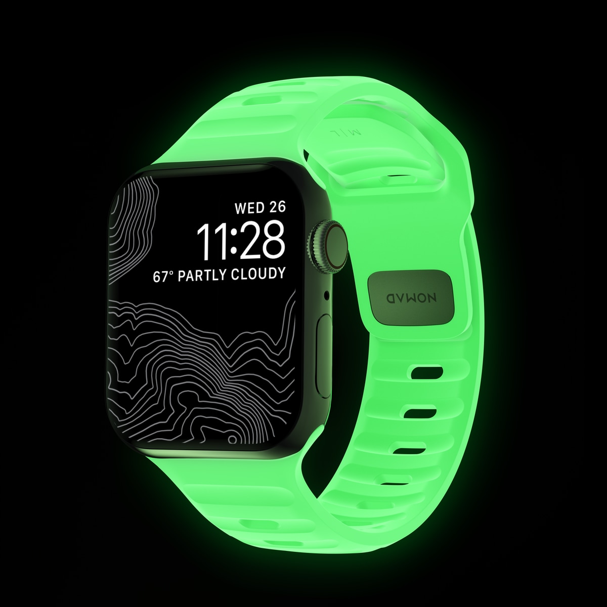 Apple Watch Series 9 41mm Reim - Sport Band Glow 2.0 - Limited edition