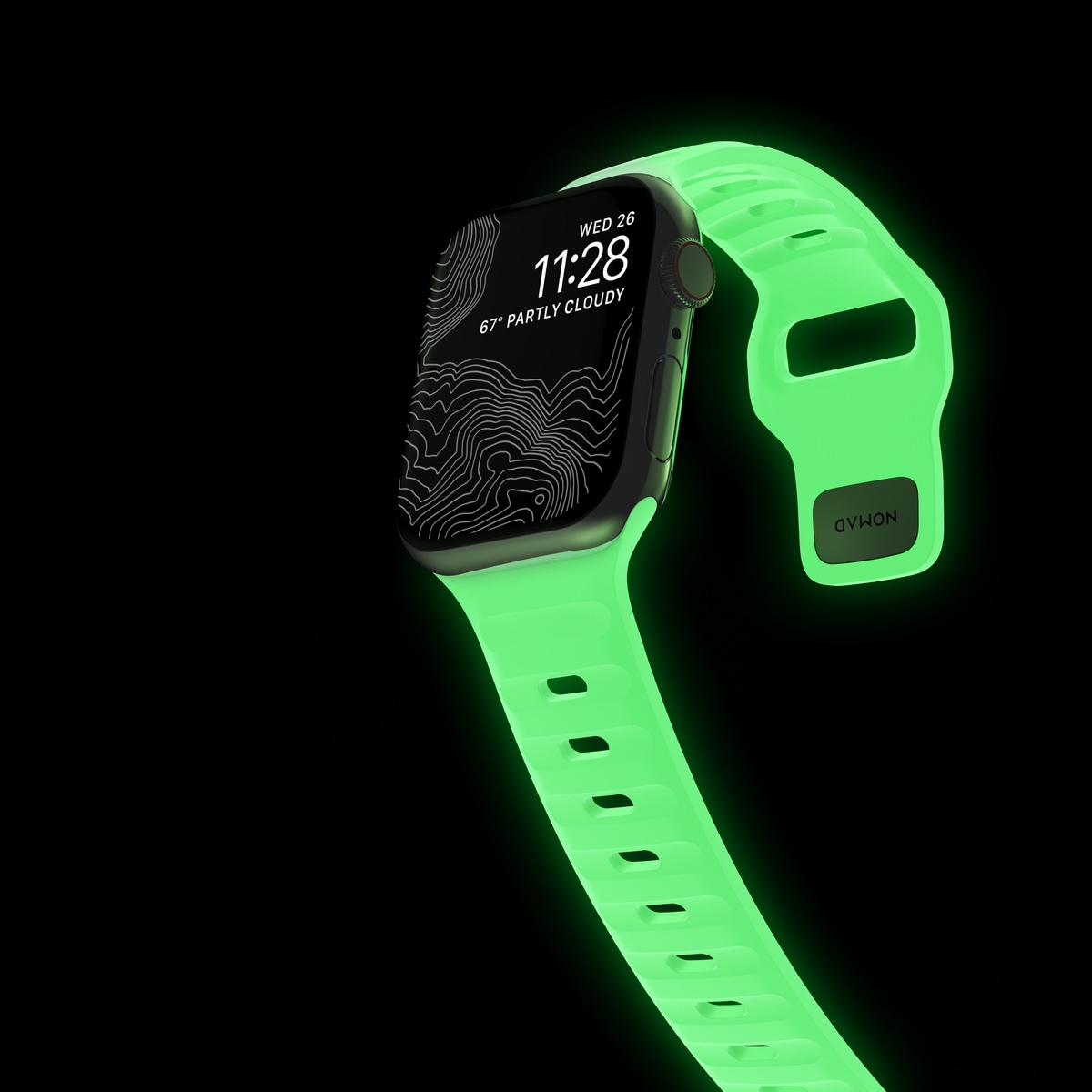 Apple Watch Series 9 41mm Reim - Sport Band Glow 2.0 - Limited edition