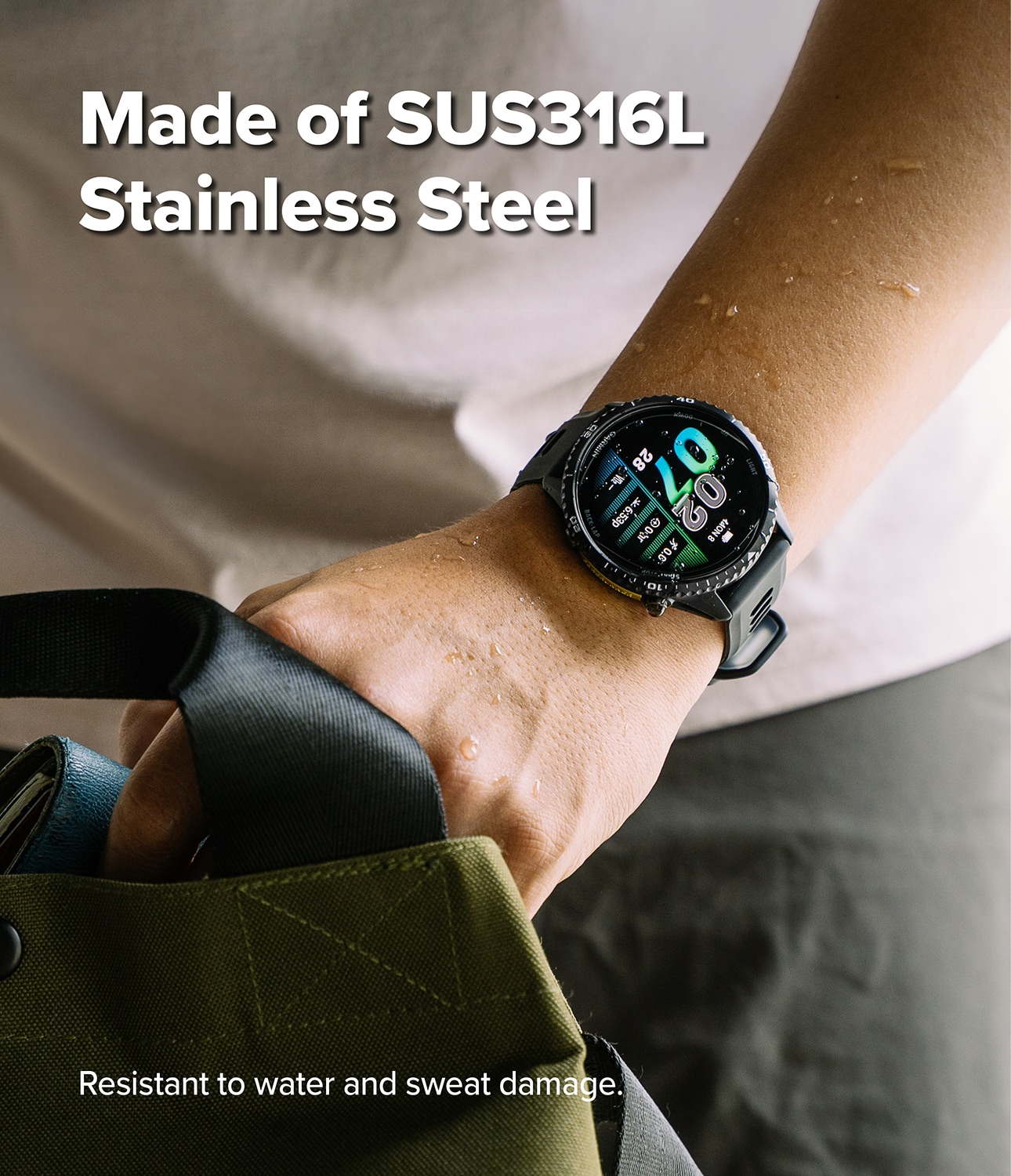 Garmin Forerunner 970 Beskyttelsesring - Bezel Styling Svart