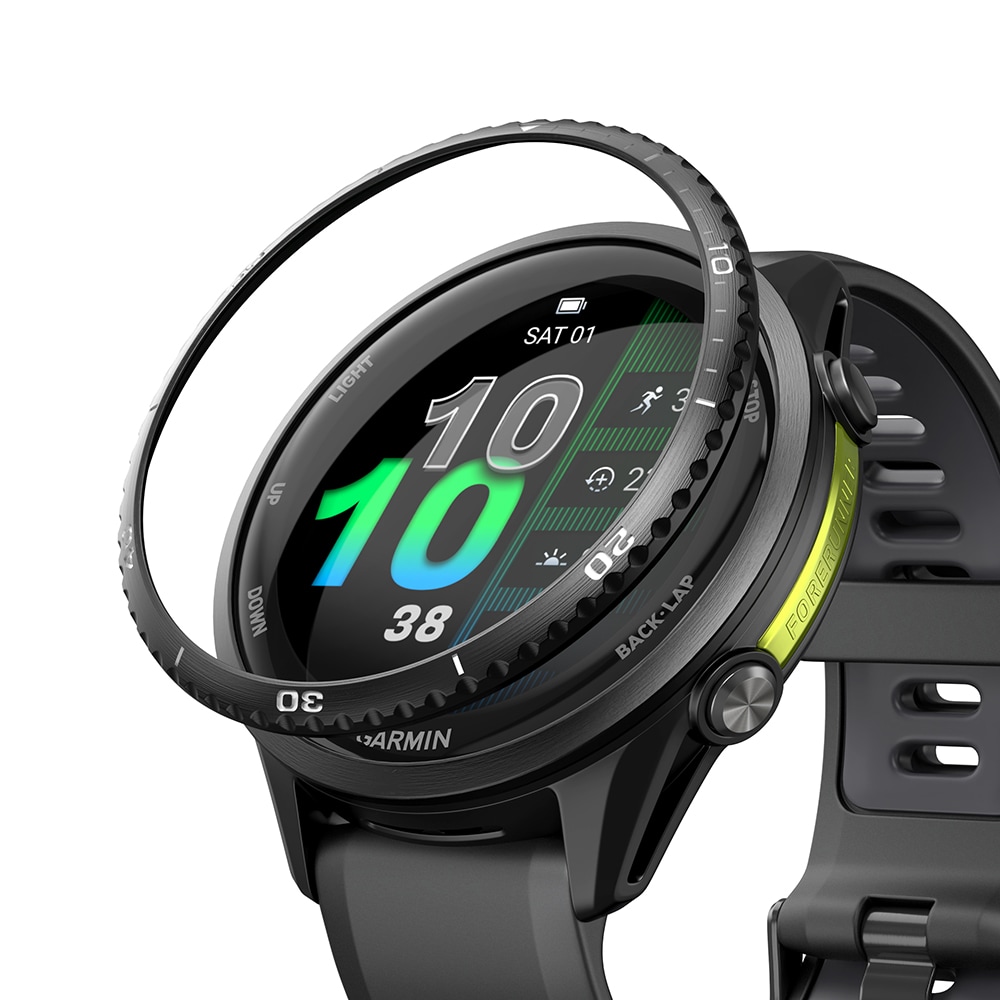 Garmin Forerunner 970 Beskyttelsesring - Bezel Styling Svart