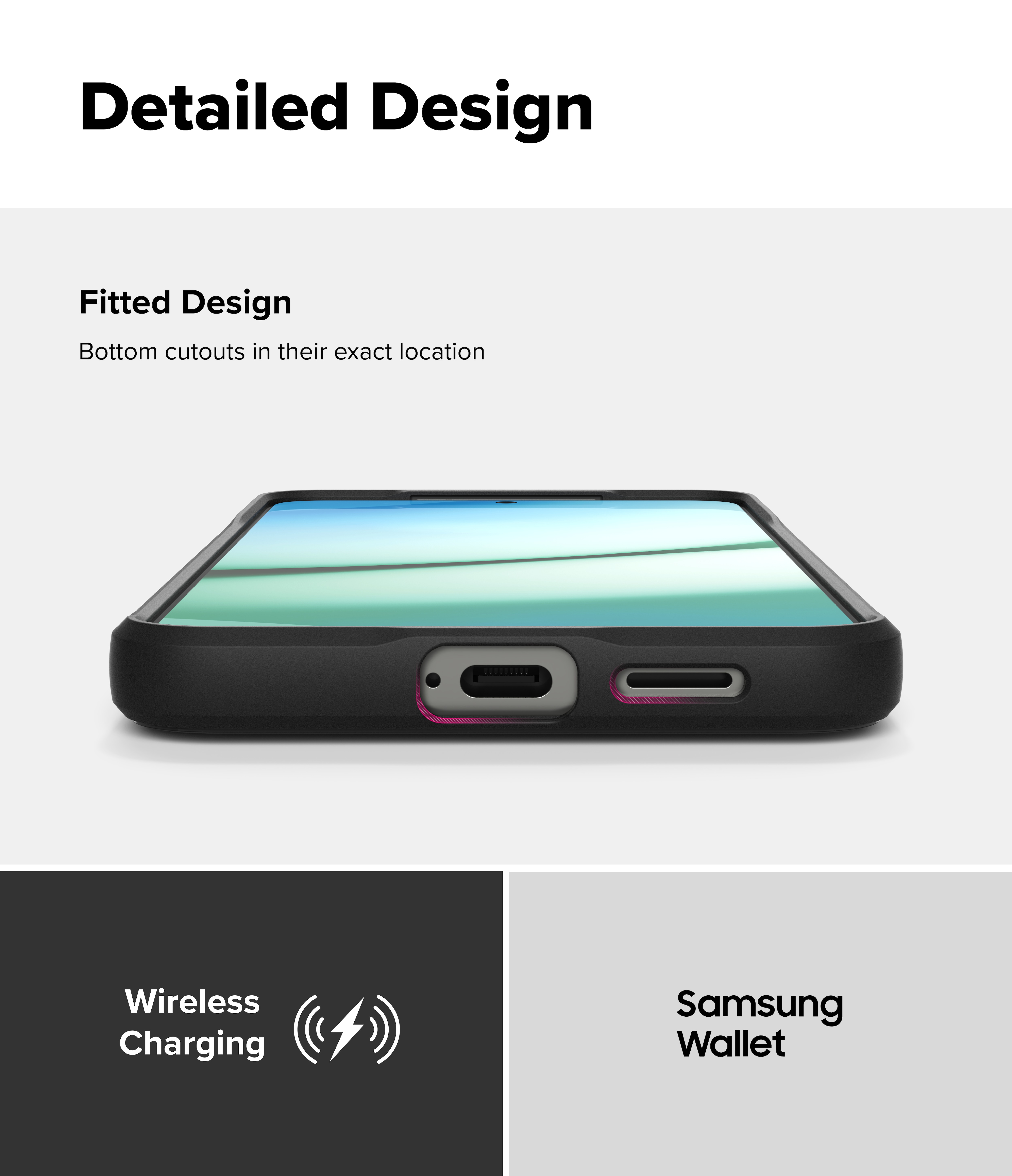 Samsung Galaxy S25 Plus Onyx deksel, Black