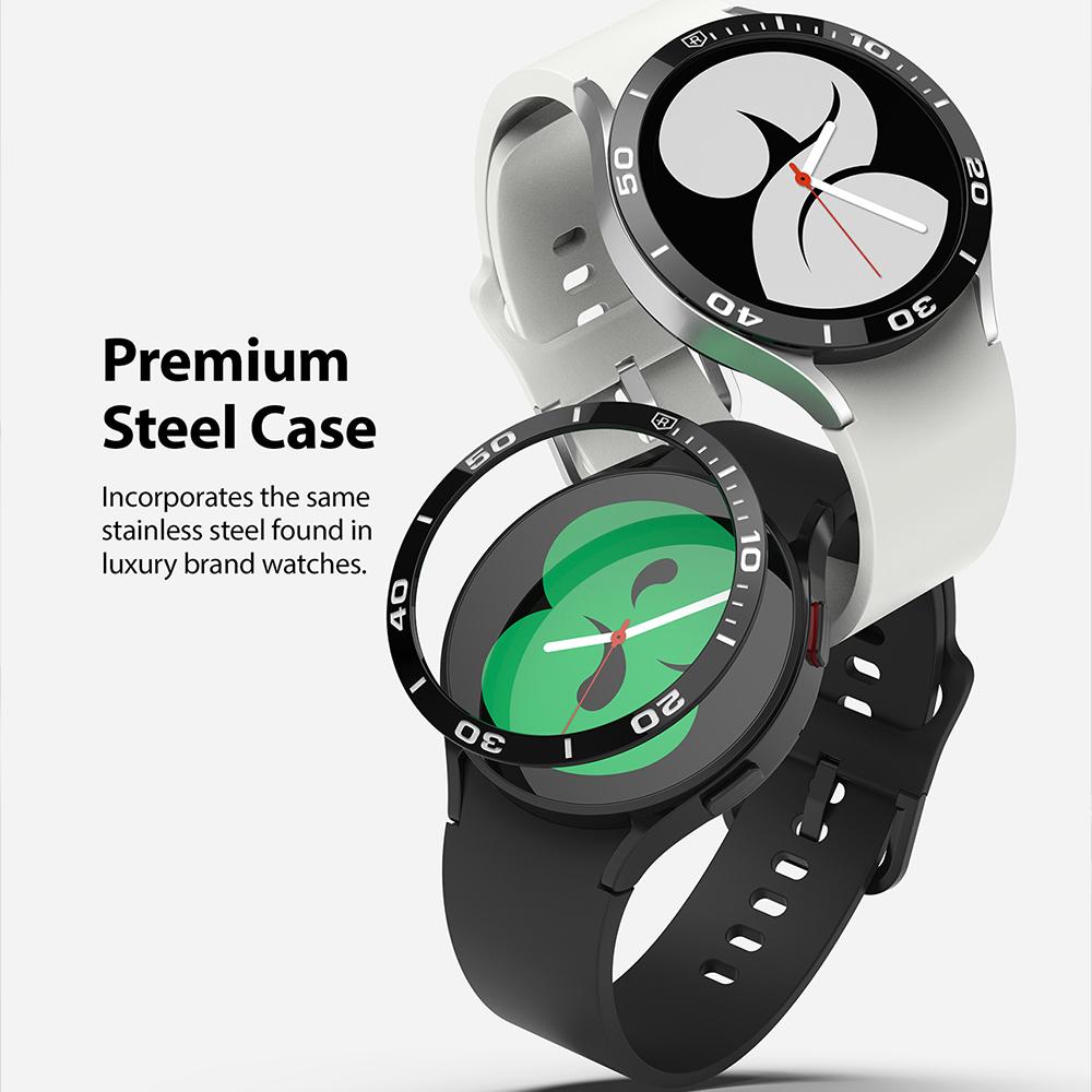 Samsung Galaxy Watch 4 44mm Beskyttelsesring - Bezel Styling Svart