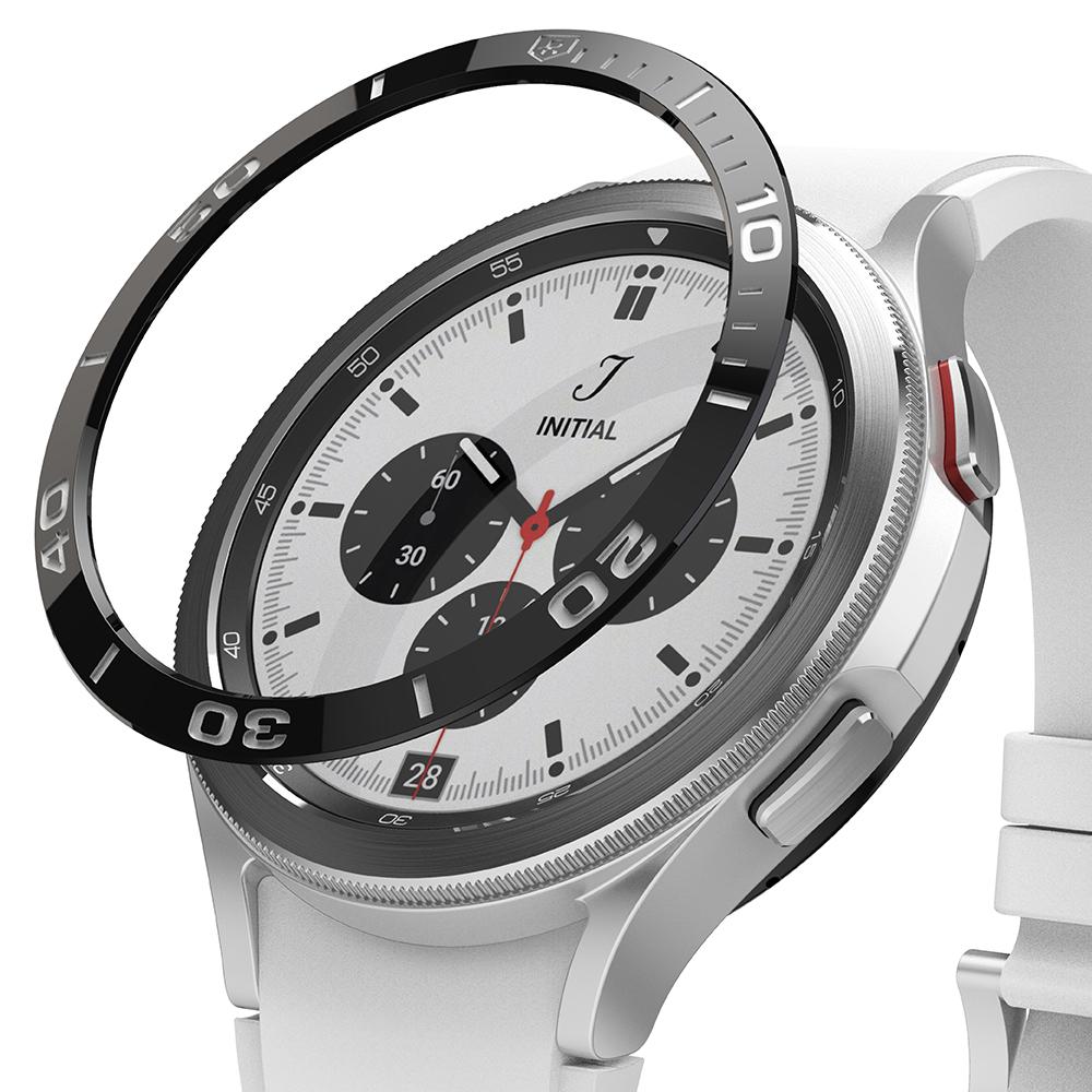 Samsung Galaxy Watch 4 Classic 46mm Beskyttelsesring - Bezel Styling Svart