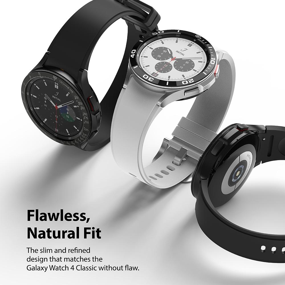 Samsung Galaxy Watch 4 Classic 46mm Beskyttelsesring - Bezel Styling Svart