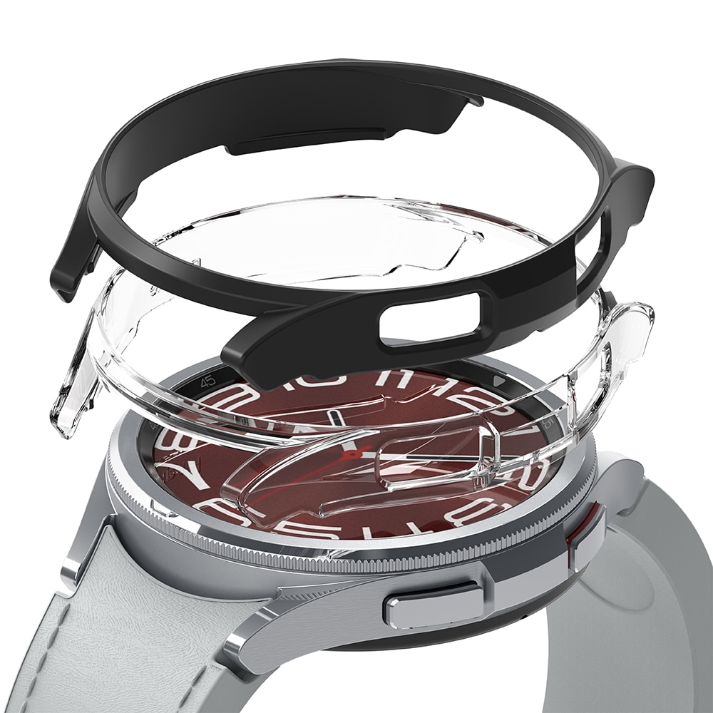 Samsung Galaxy Watch 6 Classic 47mm Tynt deksel (2-pack), Flerfarget/mønster