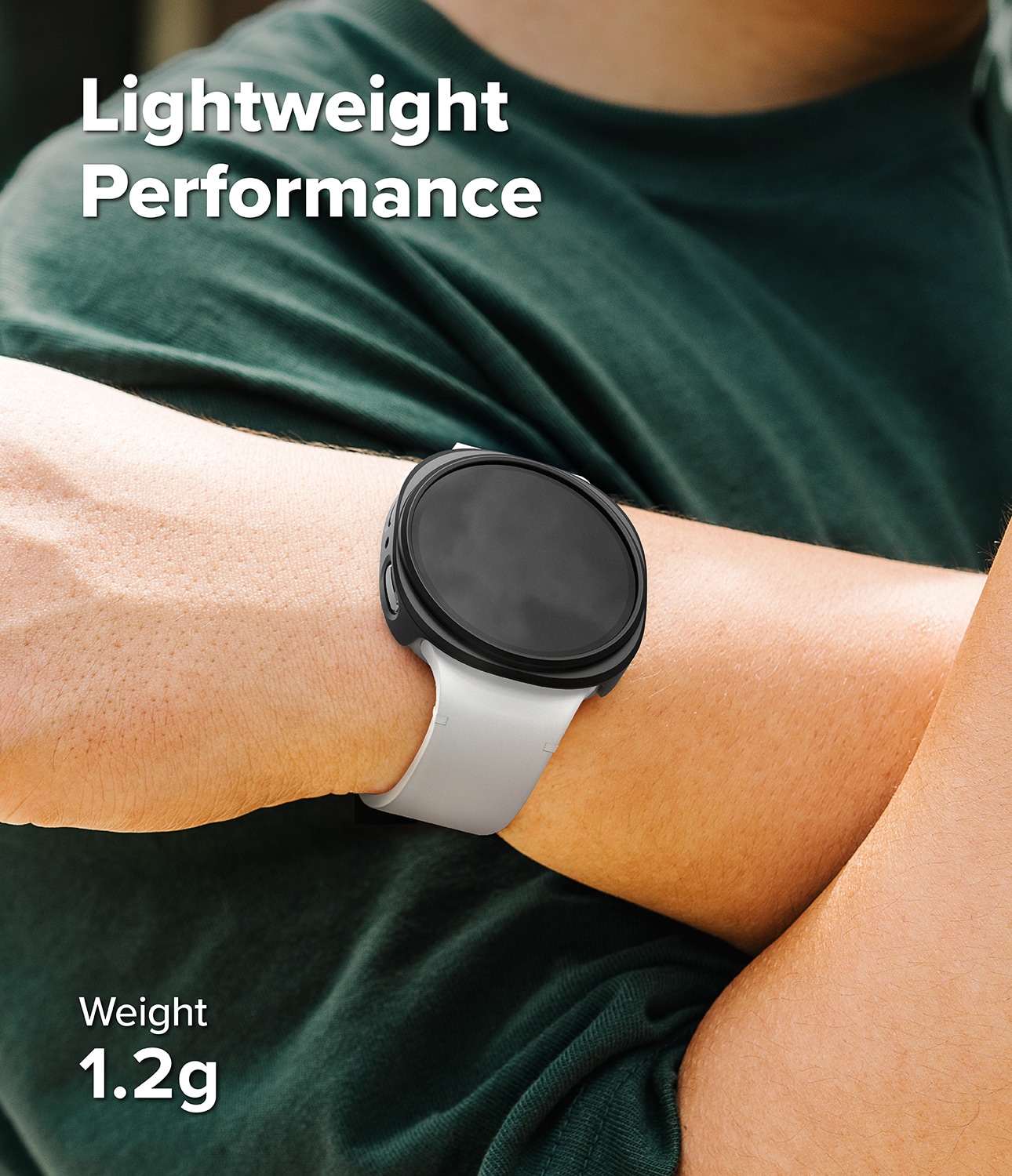 Samsung Galaxy Watch 8 40mm Tynt deksel (2-pack), Matte Black & Clear