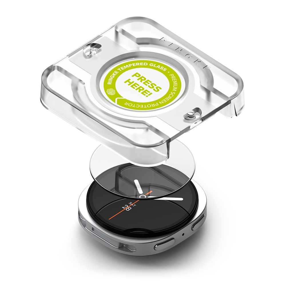 Samsung Galaxy Watch 8 Classic Skjermbeskytter i glass med monteringsramme (2-pack)