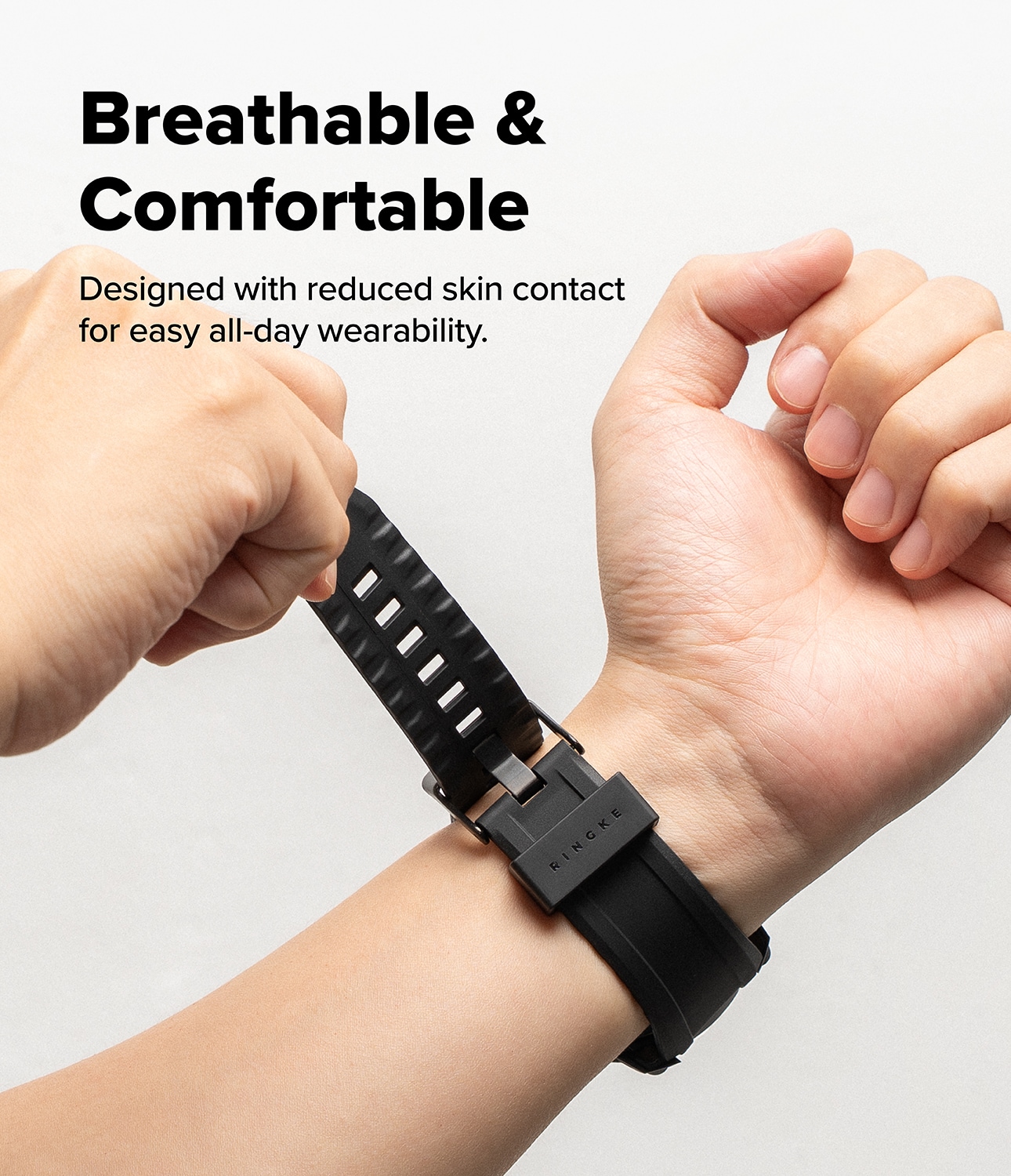 Samsung Galaxy Watch 8 44mm Rugged Gear Deksel & Reim, Svart