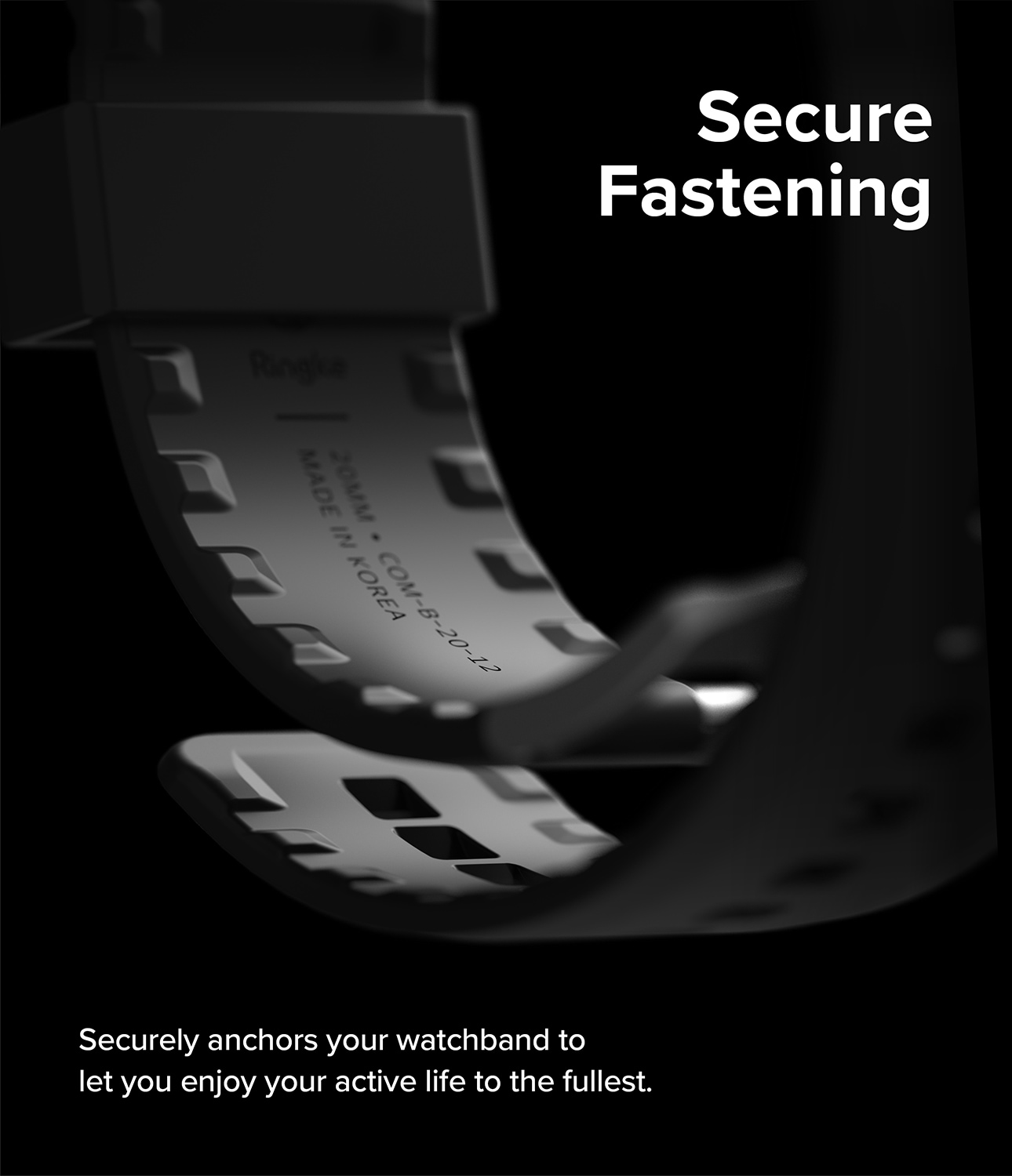 Garmin Forerunner 165 Reim Rubber One Bold Svart