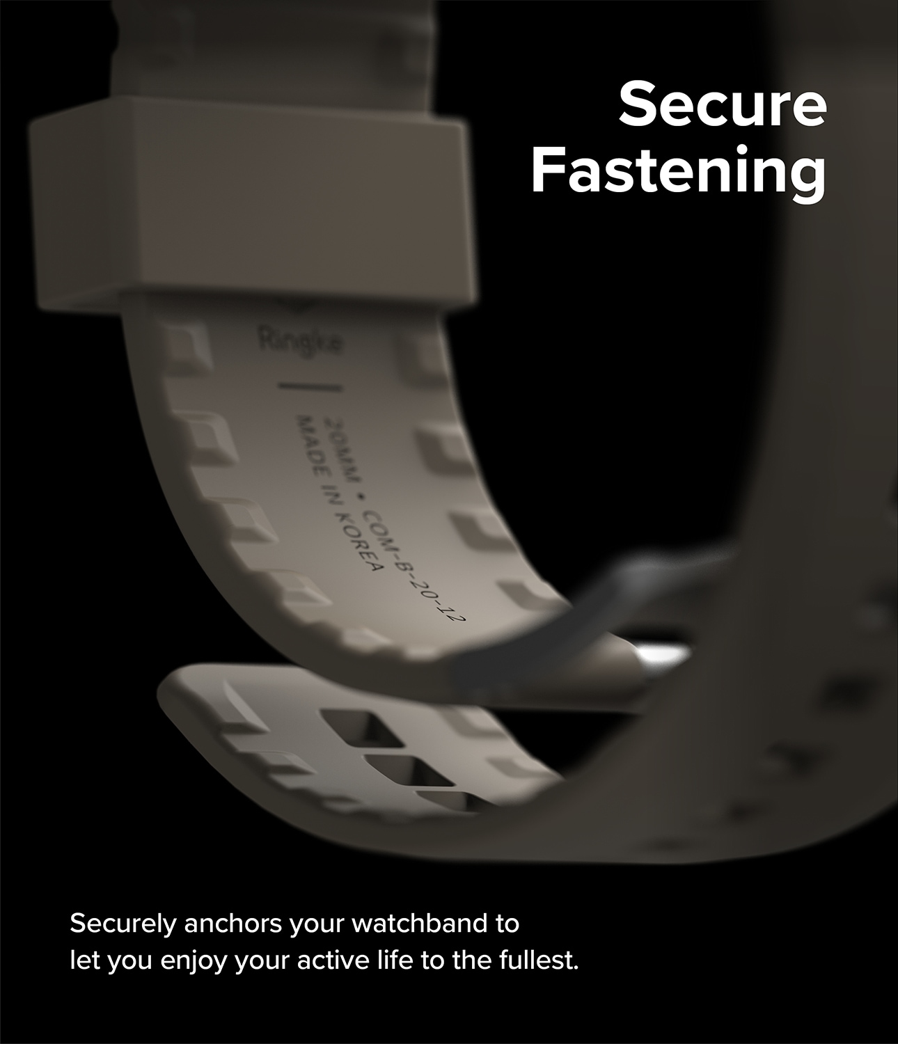 Garmin Forerunner 165 Reim Rubber One Bold Grå