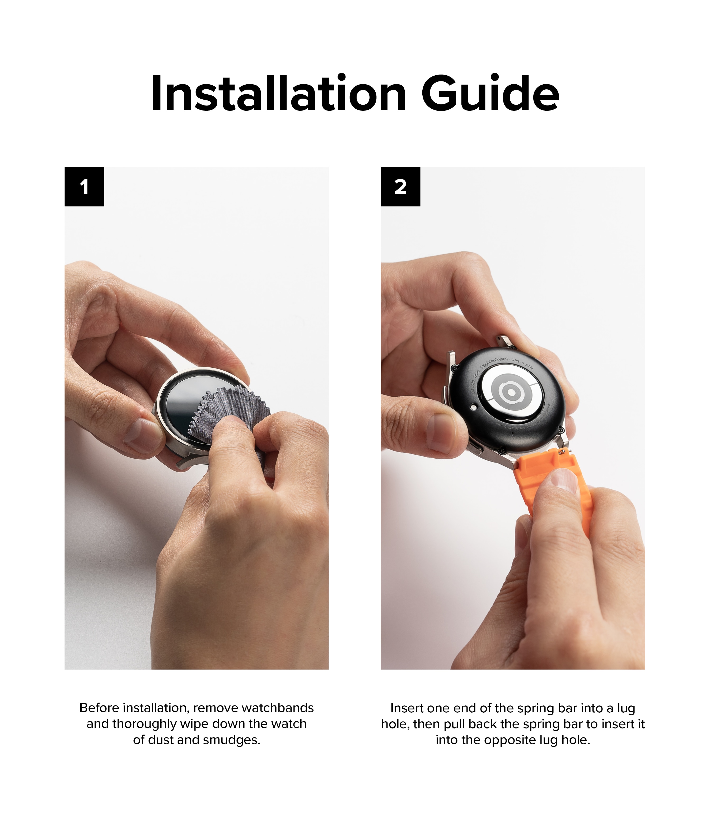 Garmin Forerunner 165 Reim Rubber One Bold Oransje