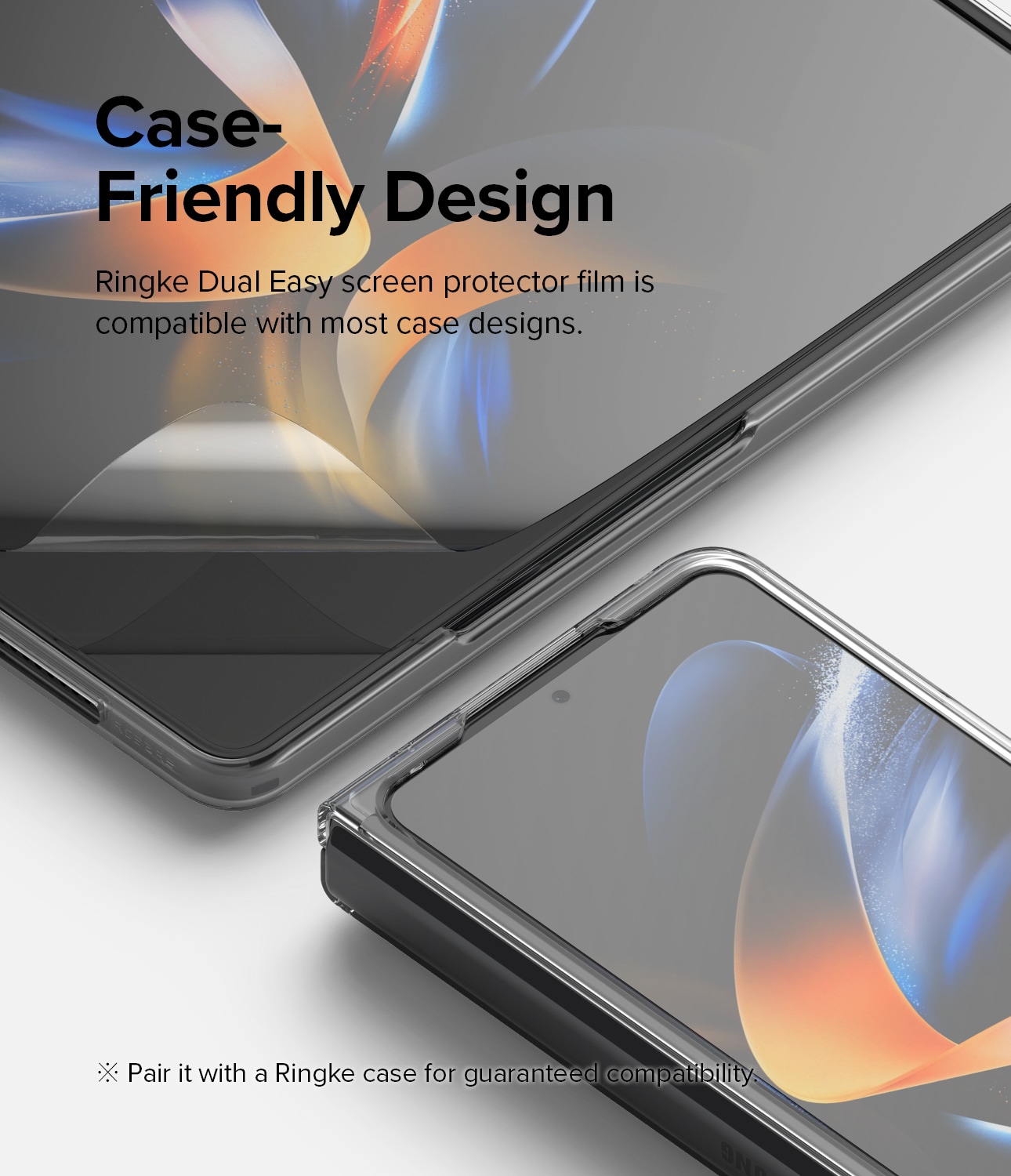 Samsung Galaxy Z Fold 4 Skjermbeskytter beskyttelsesfilm - Dual Easy
