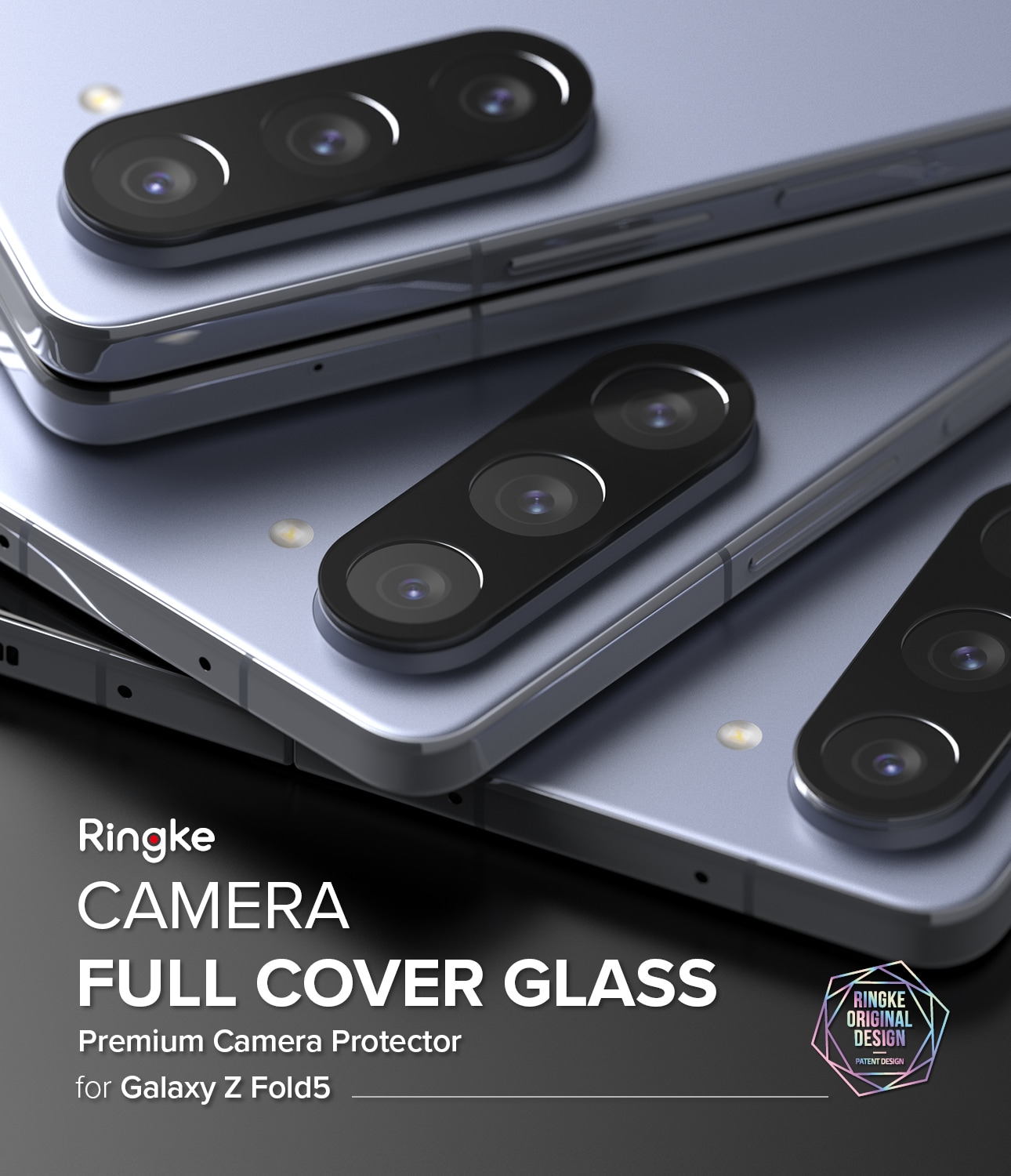 Samsung Galaxy Z Fold 5 Kameralinsebeskyttelse i glass (2-pack)