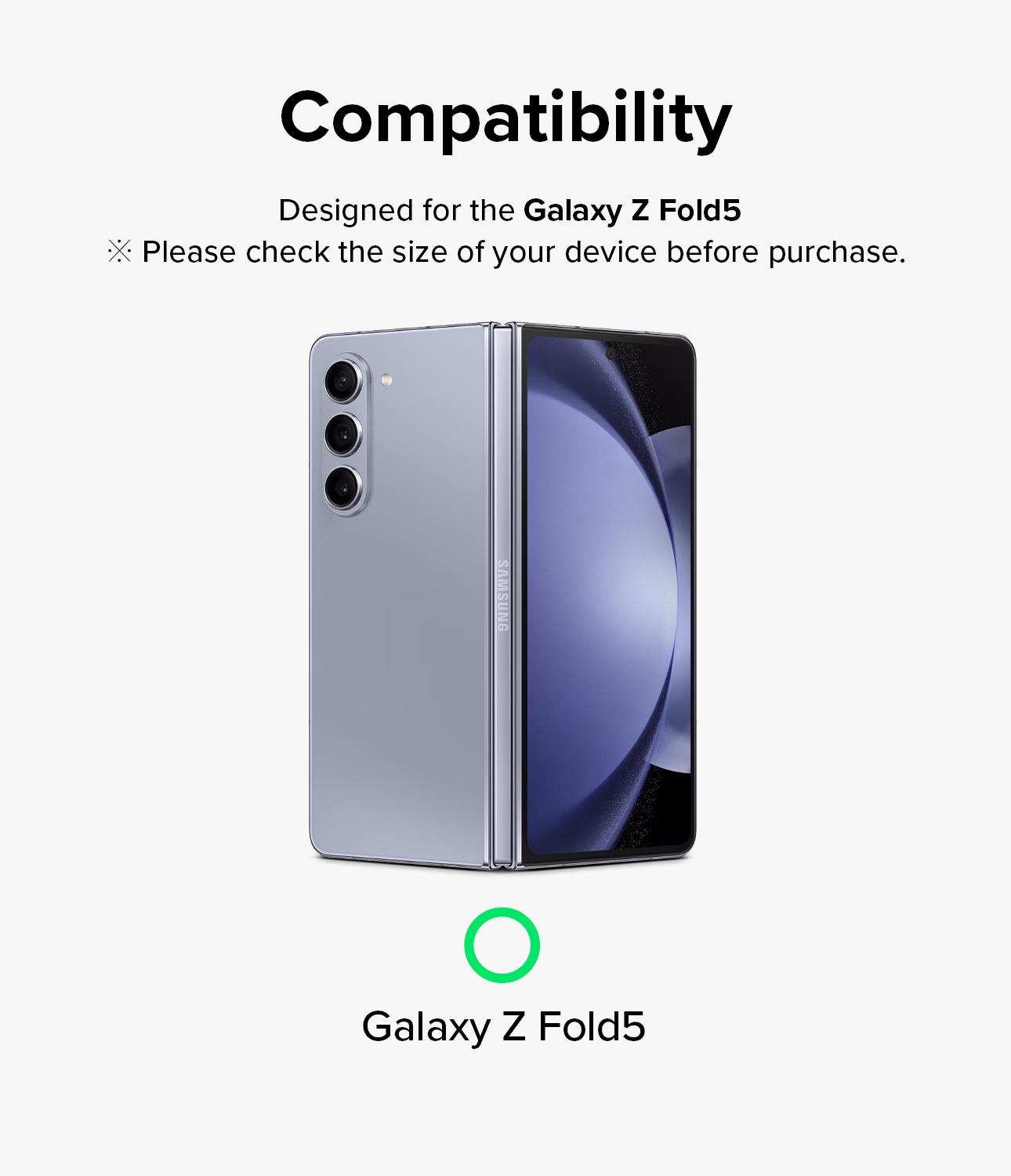 Samsung Galaxy Z Fold 5 Kameralinsebeskyttelse i glass (2-pack)