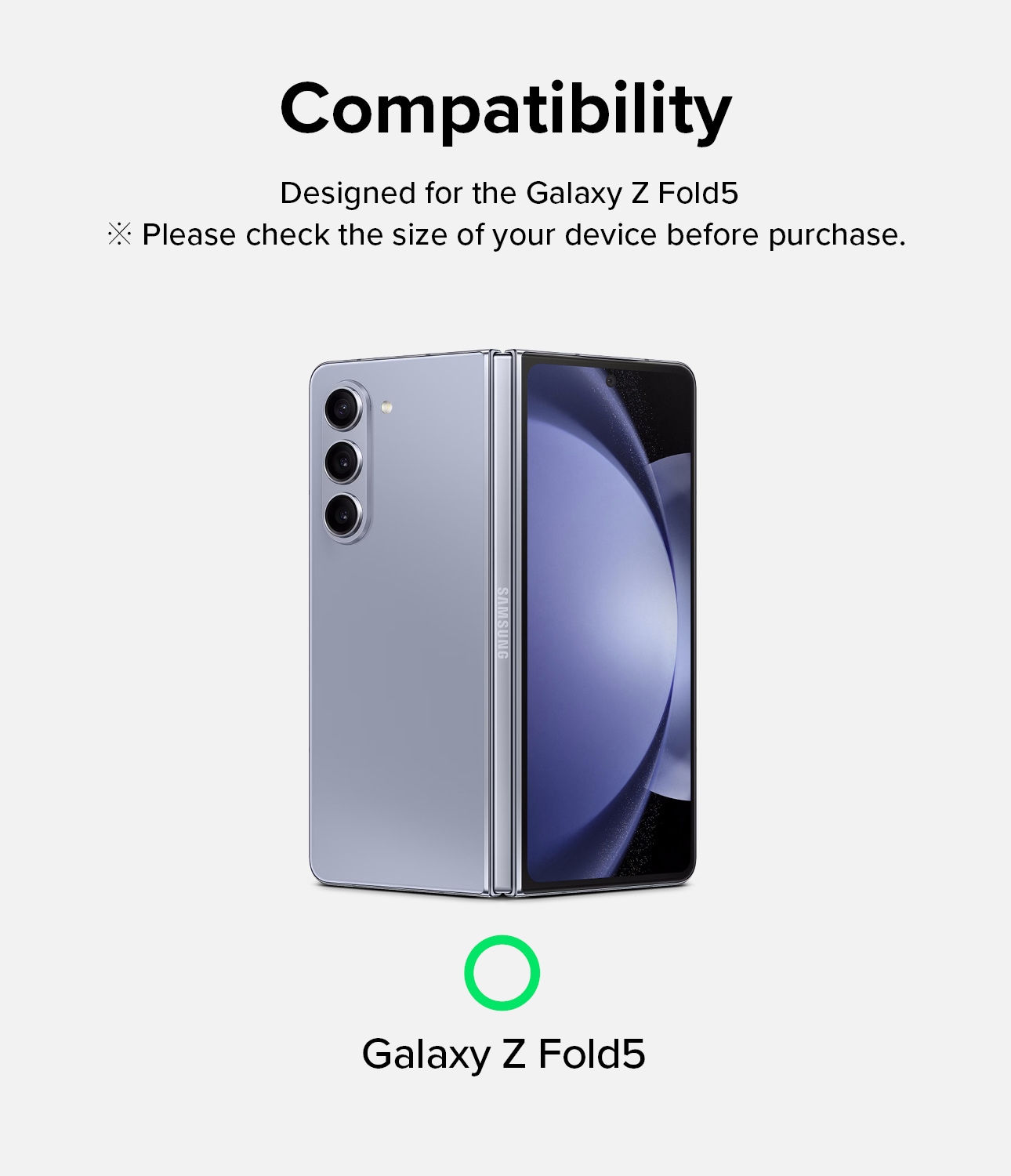 Samsung Galaxy Z Fold 5 Skjermbeskytter beskyttelsesfilm - Dual Easy