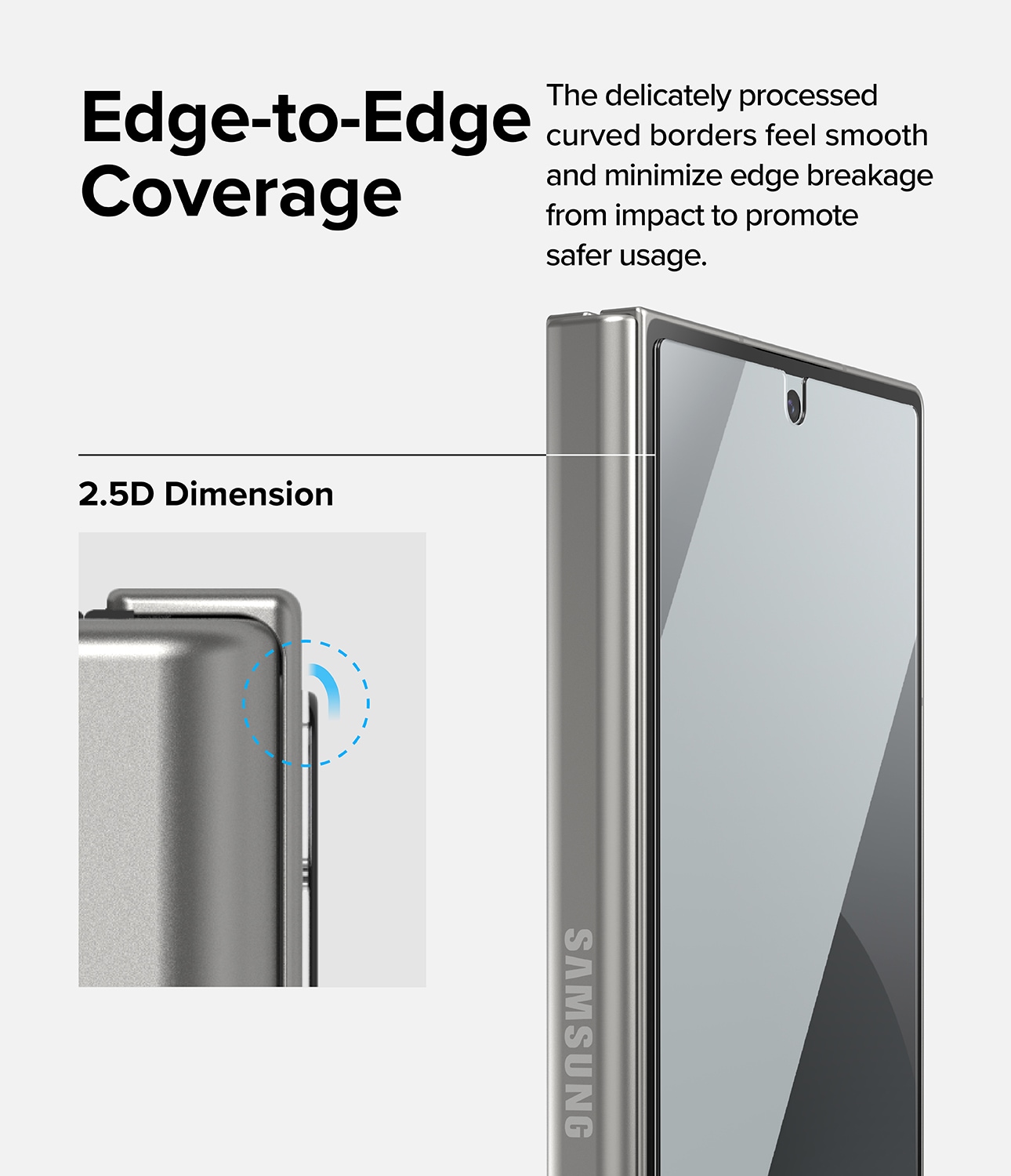 Samsung Galaxy Z Fold 6 Ytterskjermbeskytter i glass (2-pack)