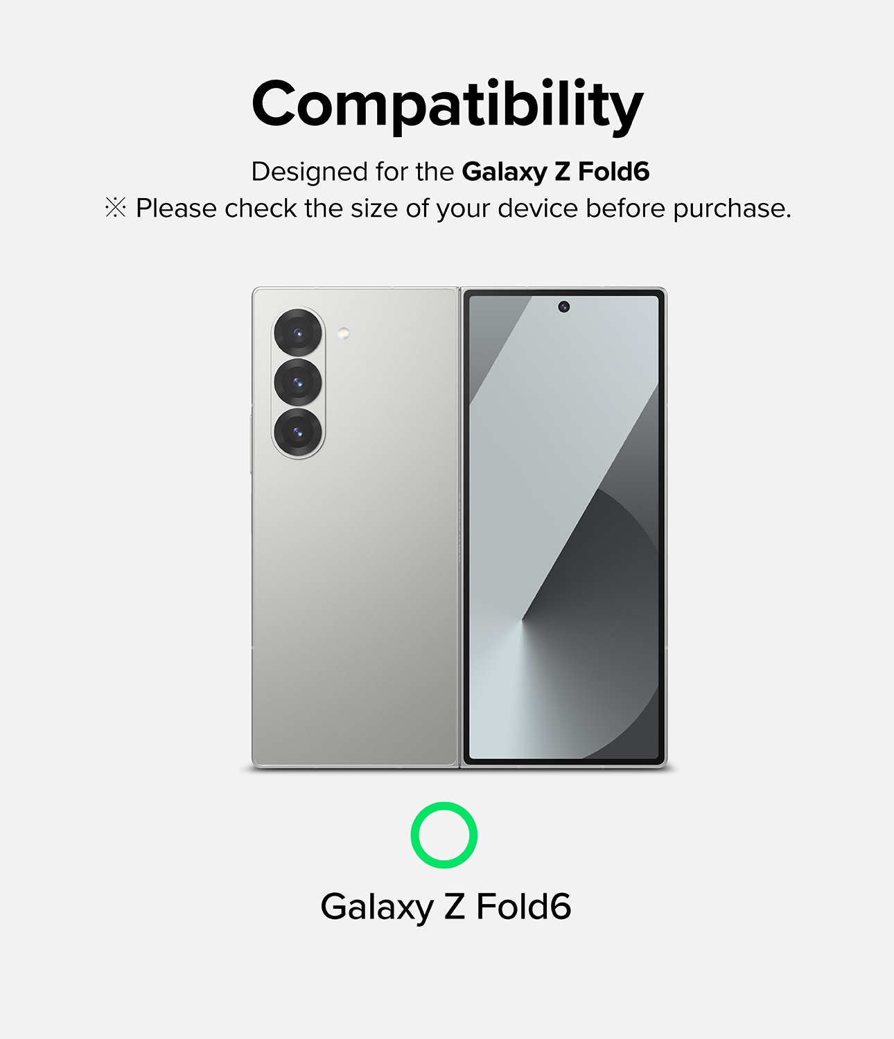 Samsung Galaxy Z Fold 6 Skjermbeskytter beskyttelsesfilm - Dual Easy (2-pack)