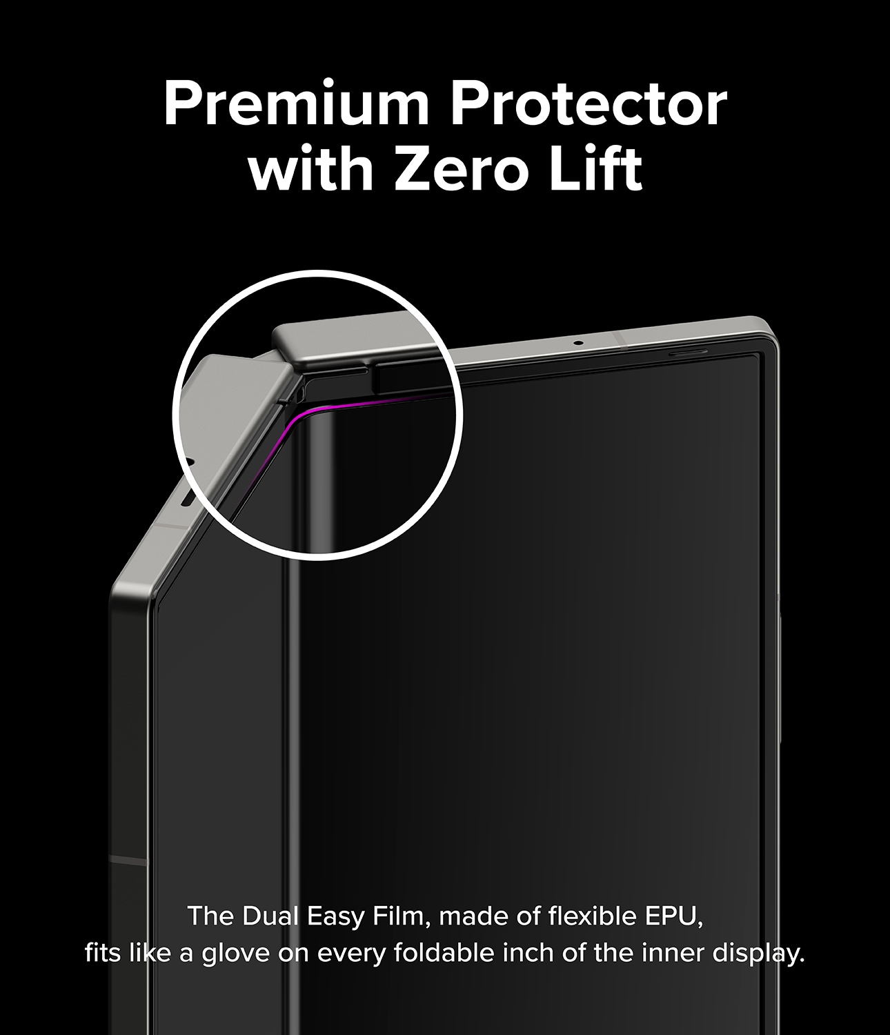 Samsung Galaxy Z Fold 6 Skjermbeskytter beskyttelsesfilm - Dual Easy (2-pack)