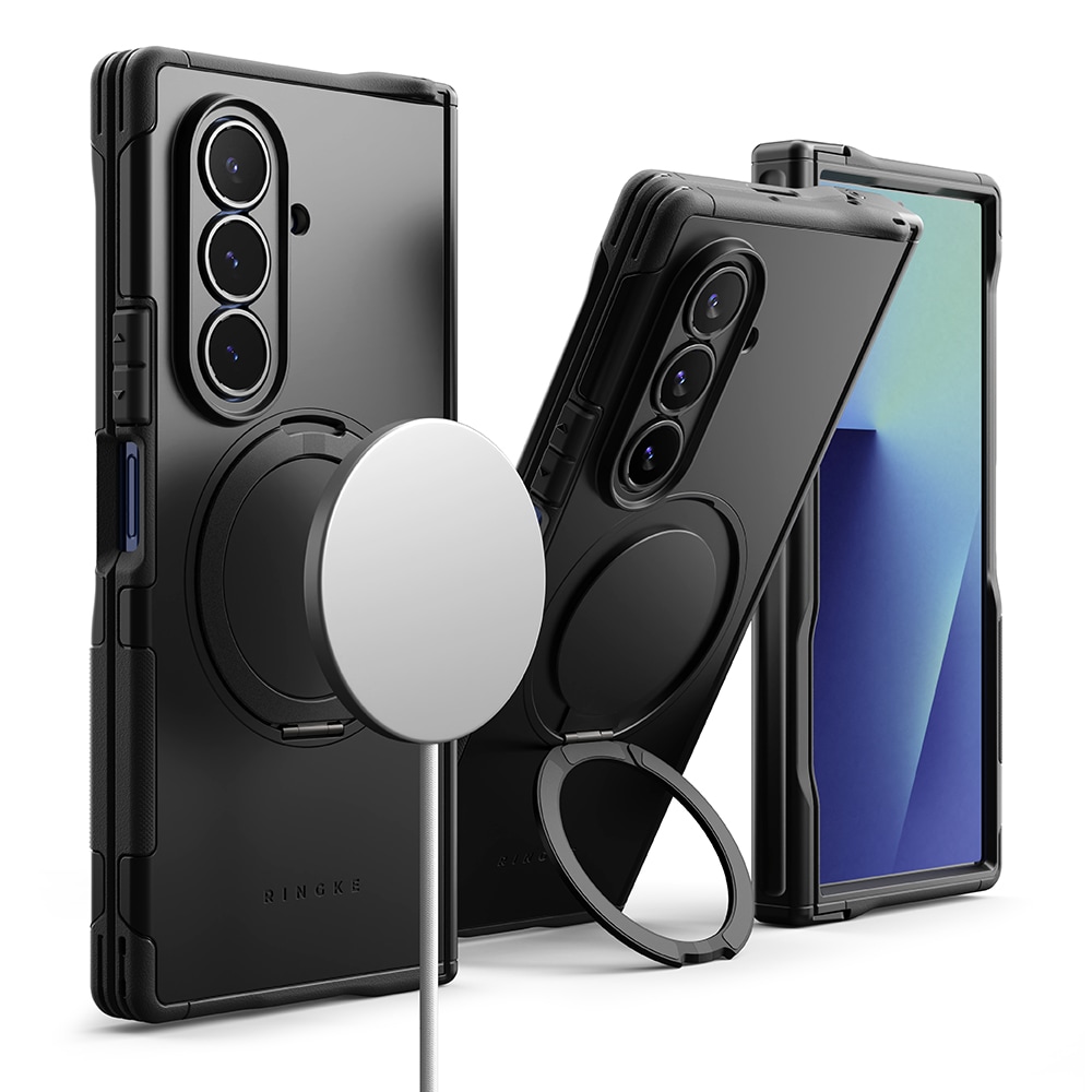 Samsung Galaxy Z Fold 7 Alles Magnetisk Deksel, svart
